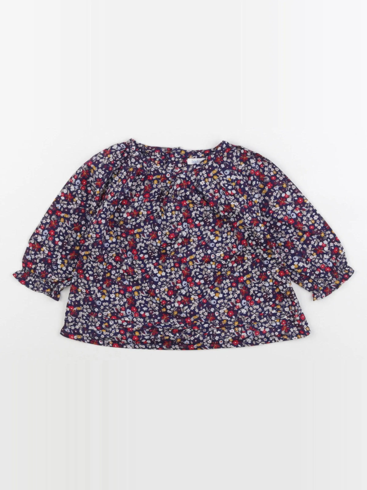 Boutchou - blouse bleu - 9 mois