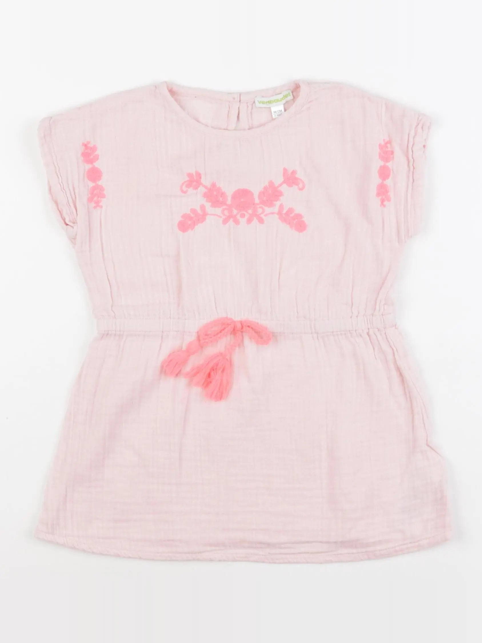 Vertbaudet - robe multicolore - 3 ans