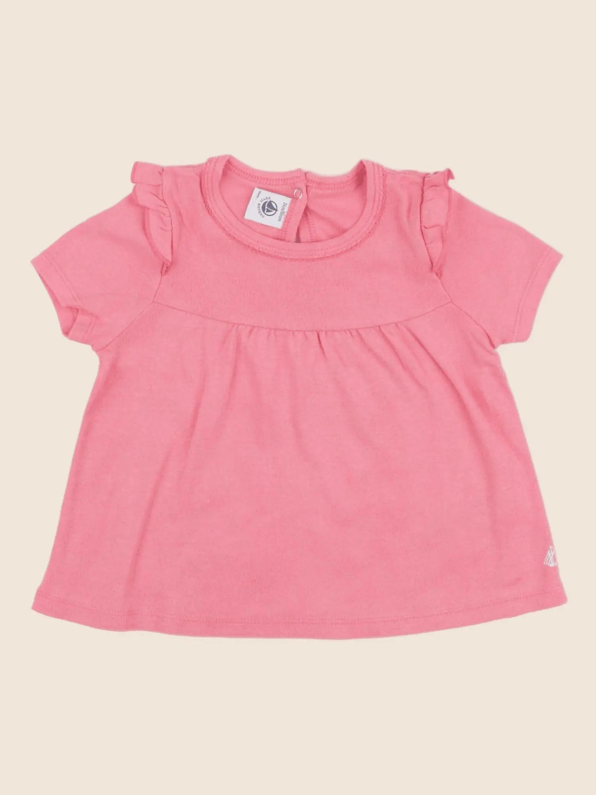 Petit Bateau - tee-shirt rose, or - 24 mois