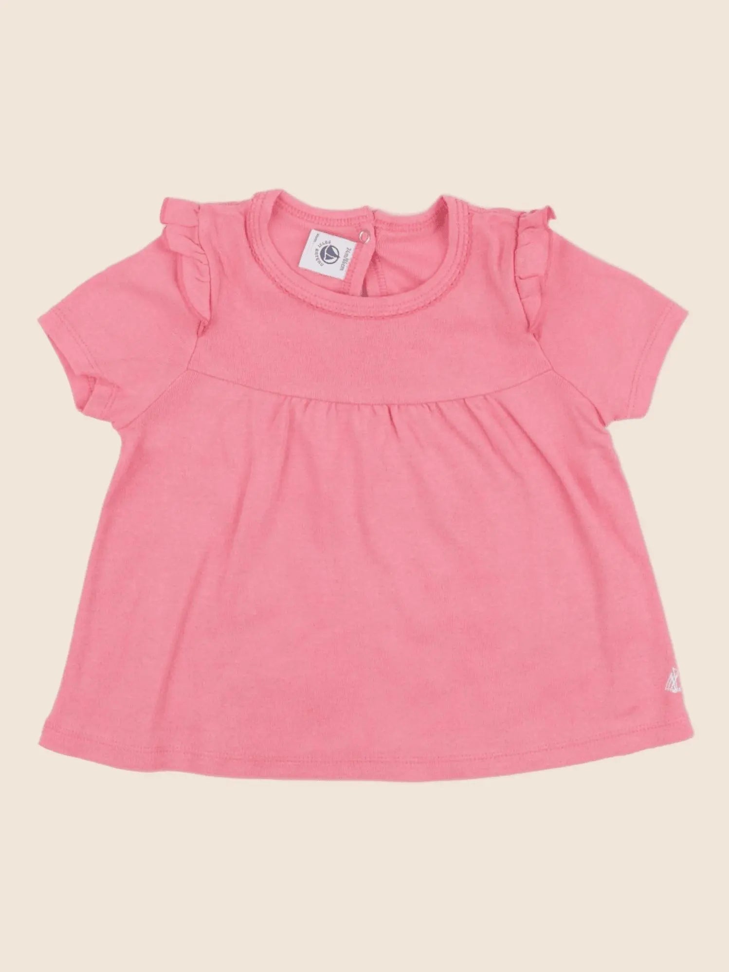 Petit Bateau - tee-shirt rose, or - 24 mois