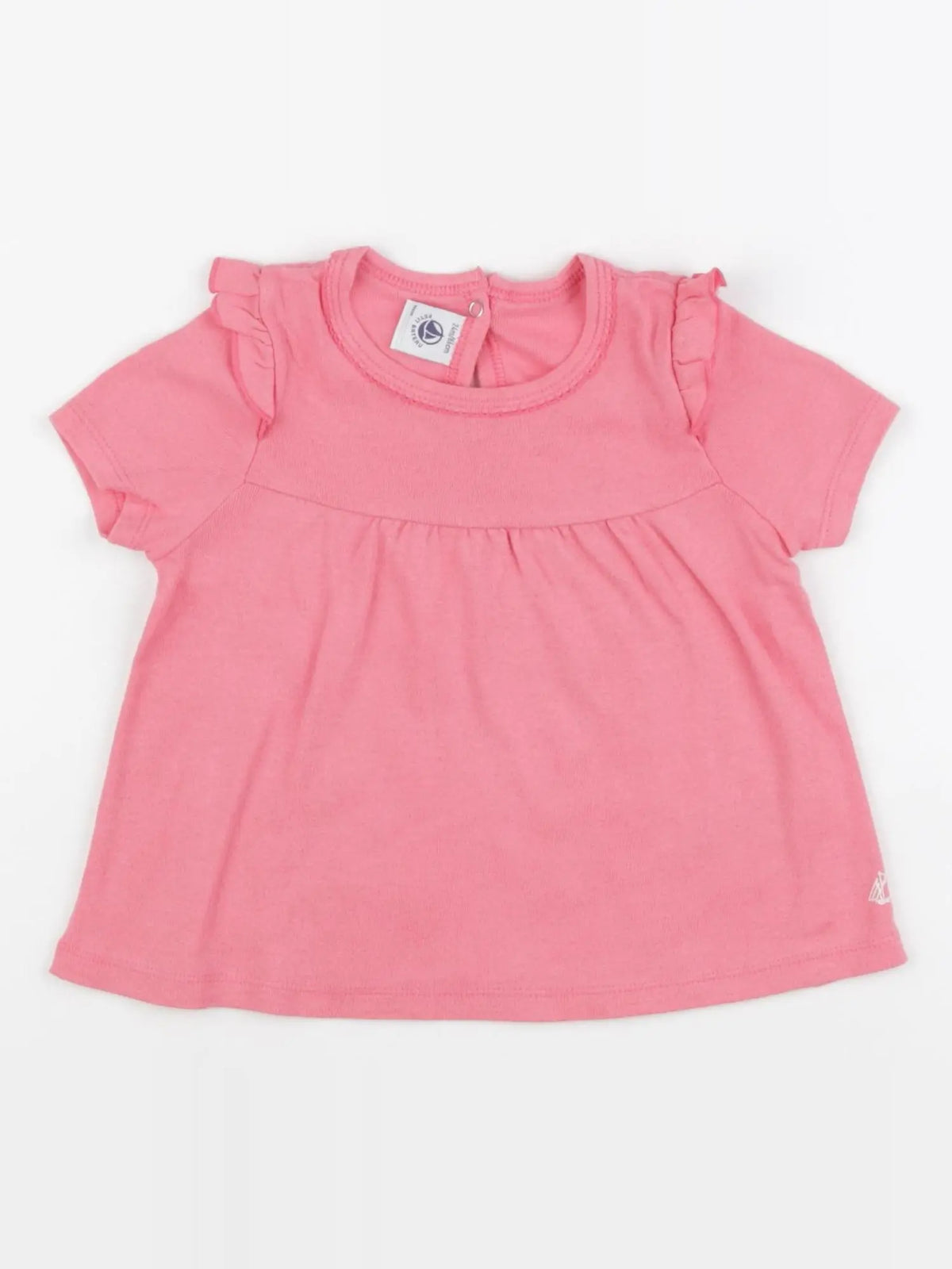 Petit Bateau - tee-shirt rose, or - 24 mois
