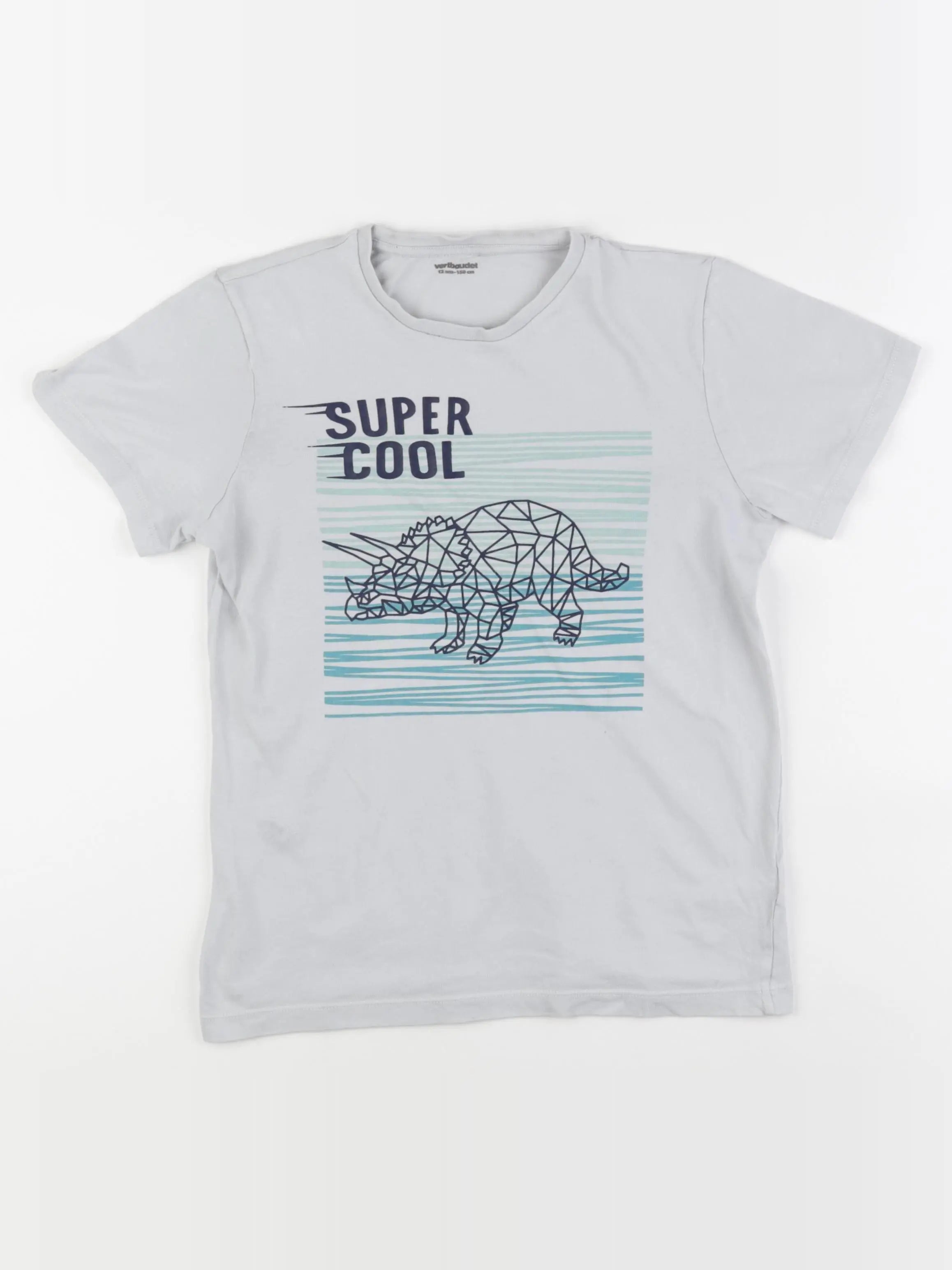 Vertbaudet - tee-shirt gris - 12 ans