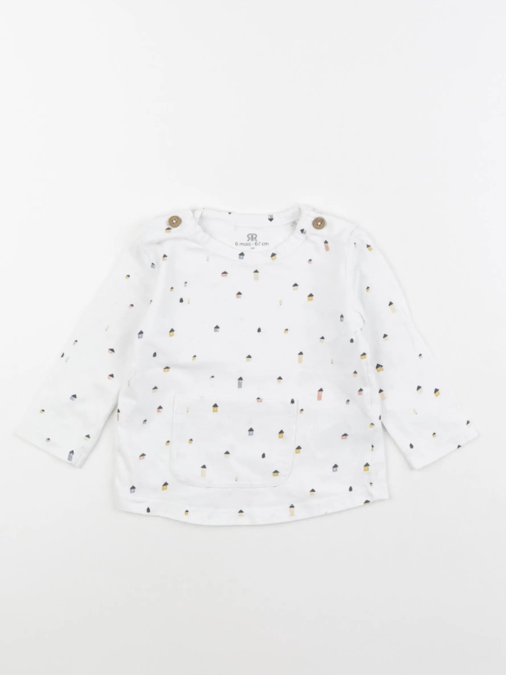 La Redoute - tee-shirt multicolore - 6 mois