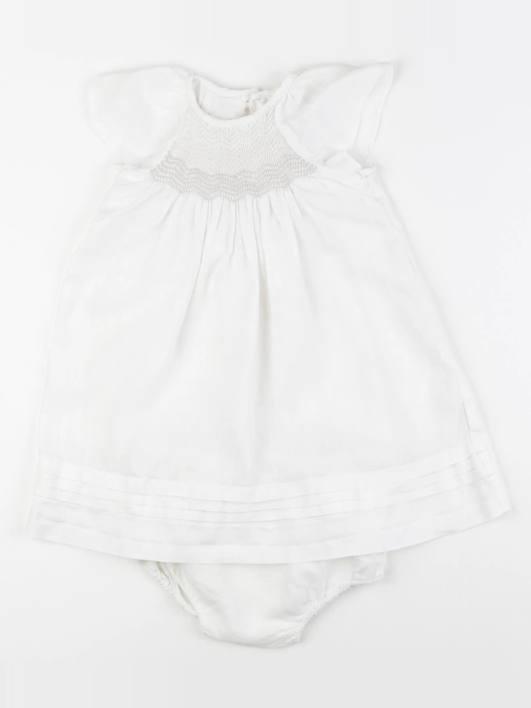 Jacadi - robe blanc - 18 mois