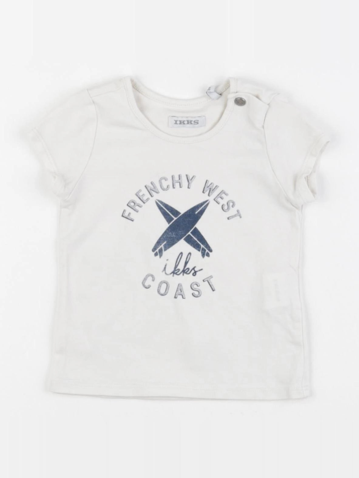 IKKS - tee-shirt beige - 6 mois