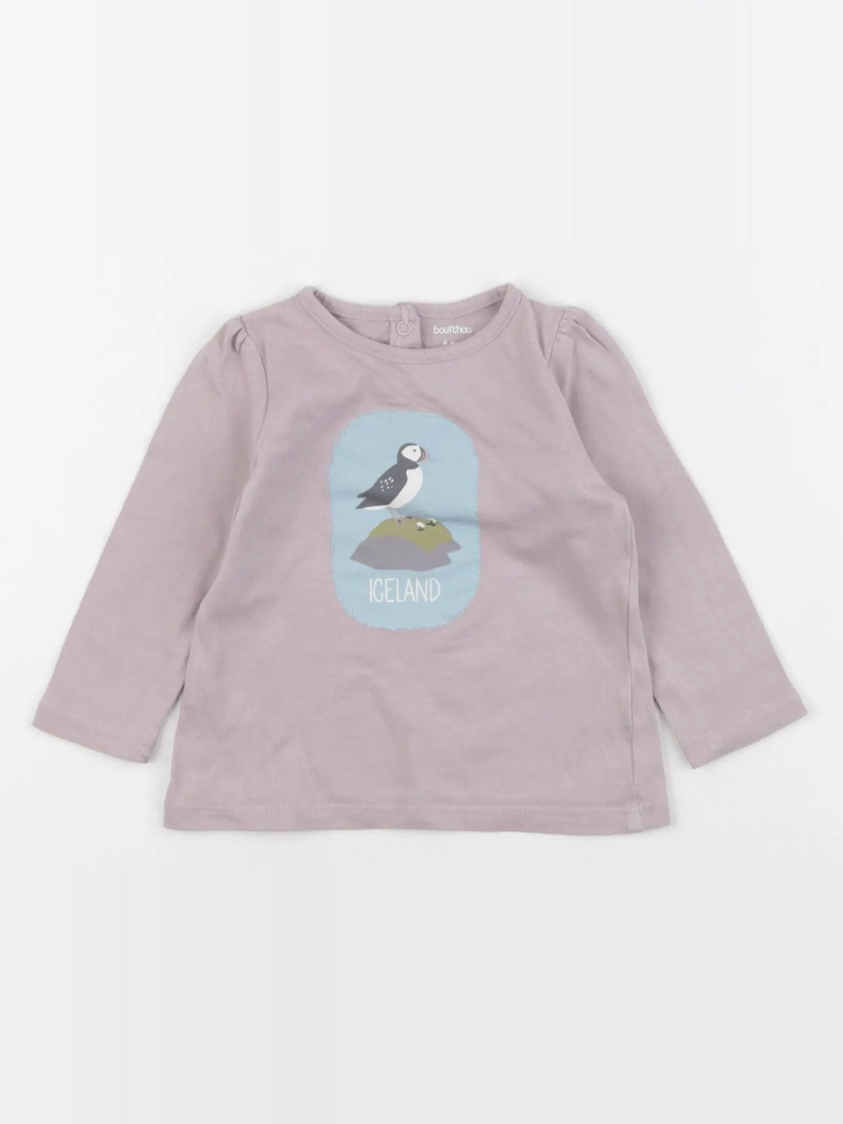Boutchou - tee-shirt marron - 6 mois