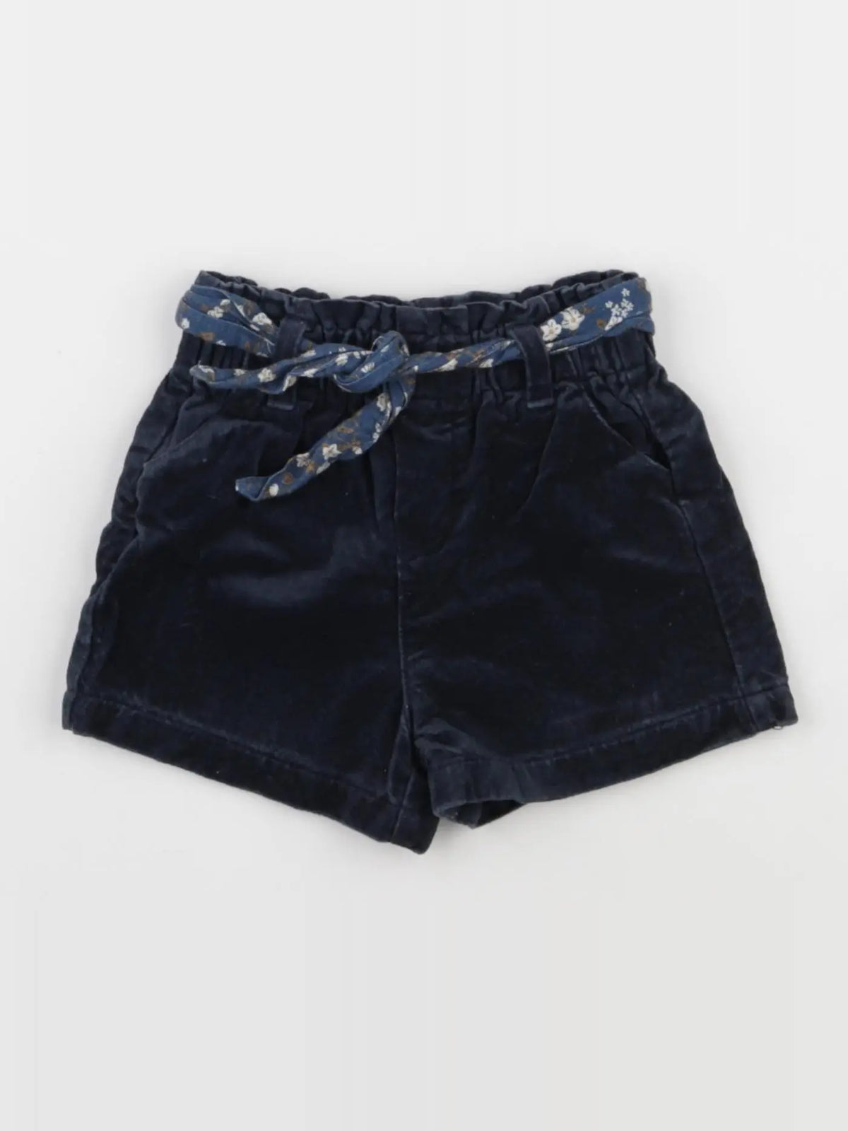 Vertbaudet - short bleu - 12 mois