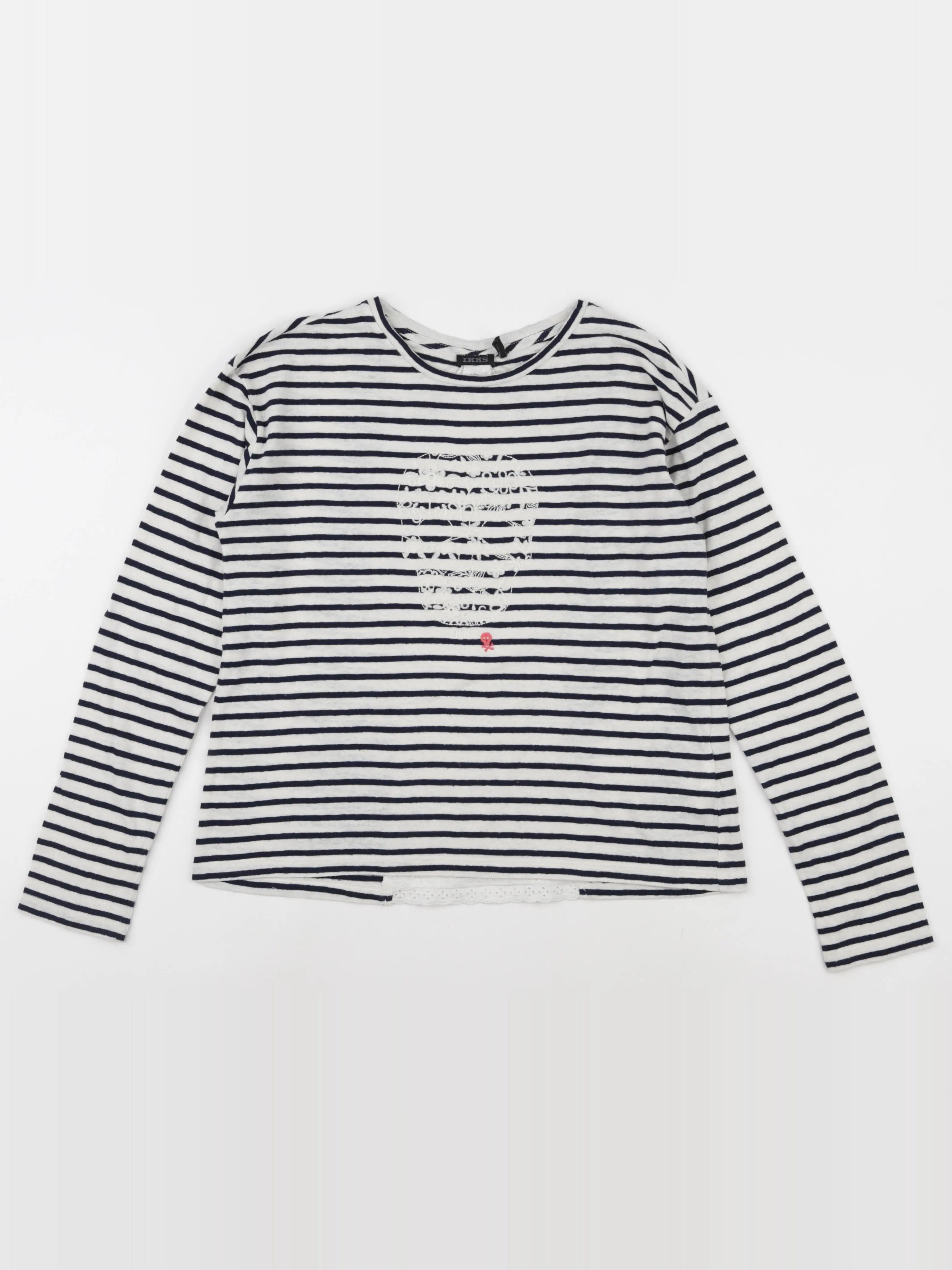 IKKS - tee-shirt beige, bleu - 12 ans