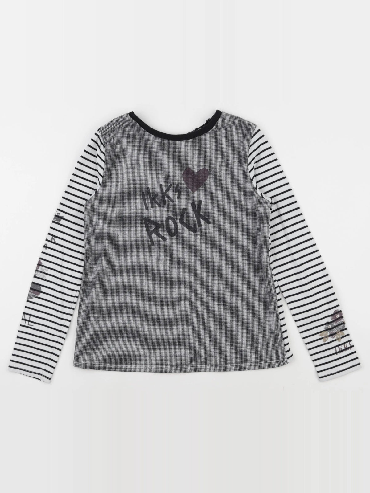 IKKS - tee-shirt gris - 12 ans