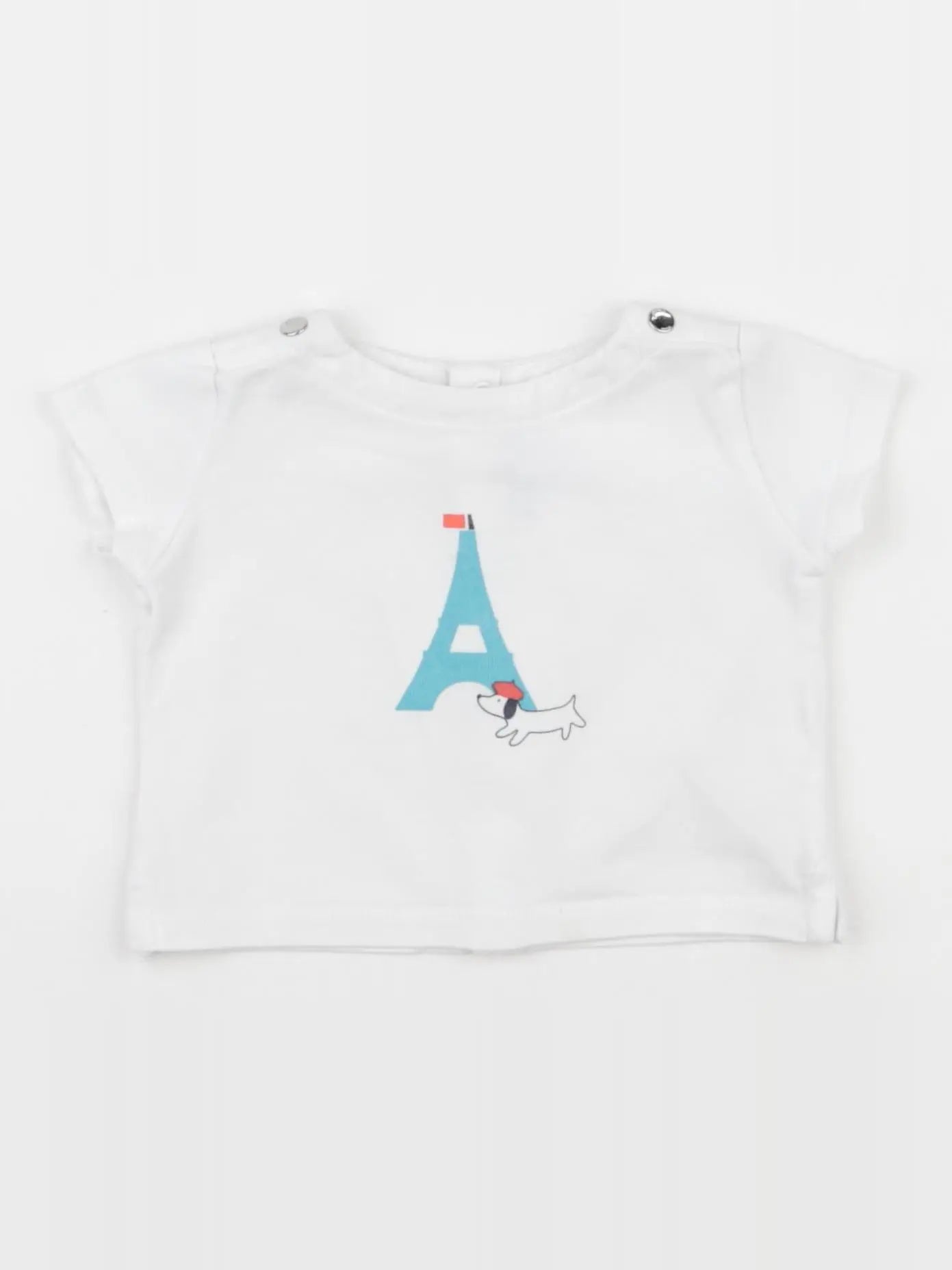 Jacadi - tee-shirt blanc - 3 mois