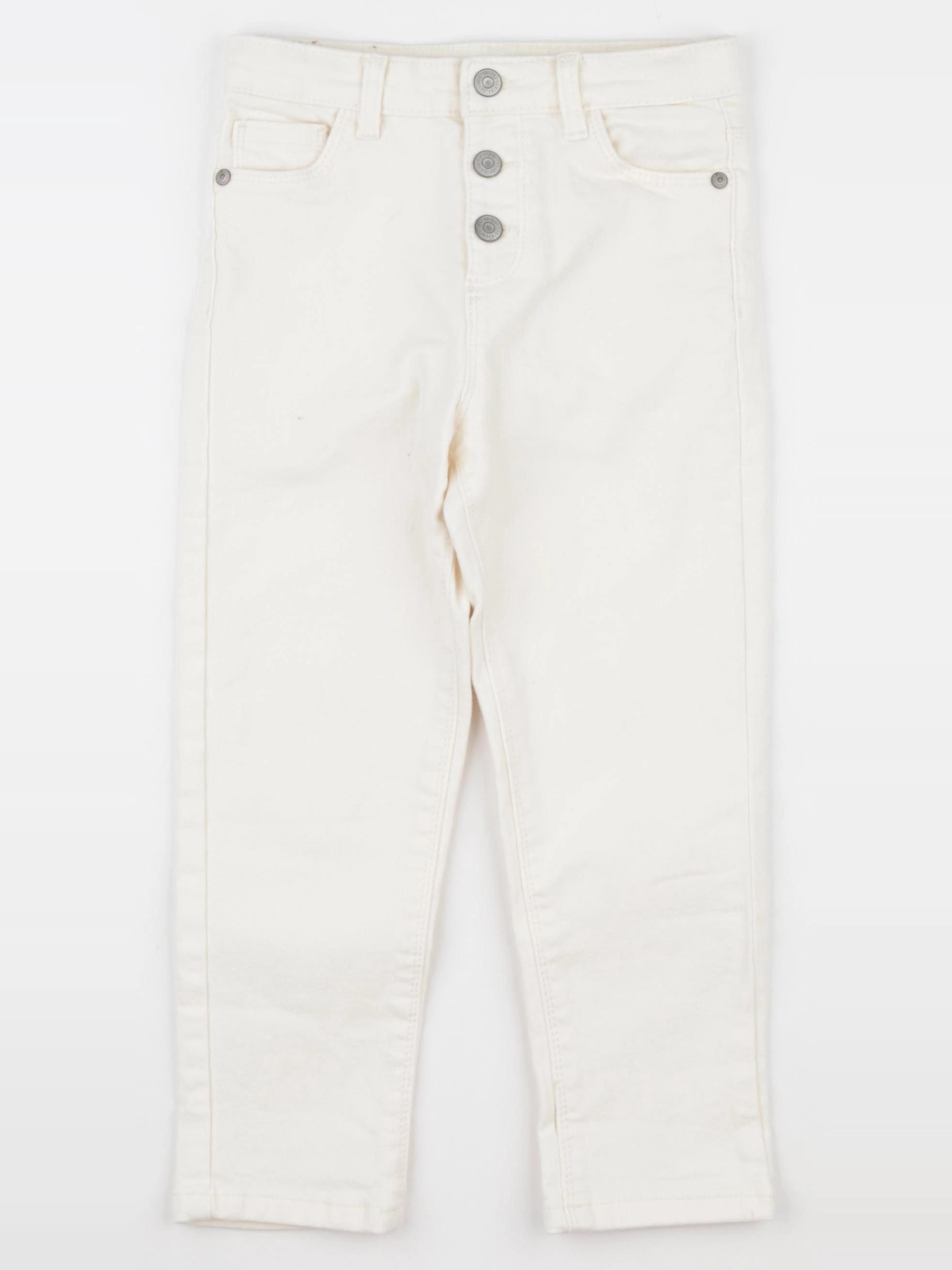 Vertbaudet - jean beige - 5 ans