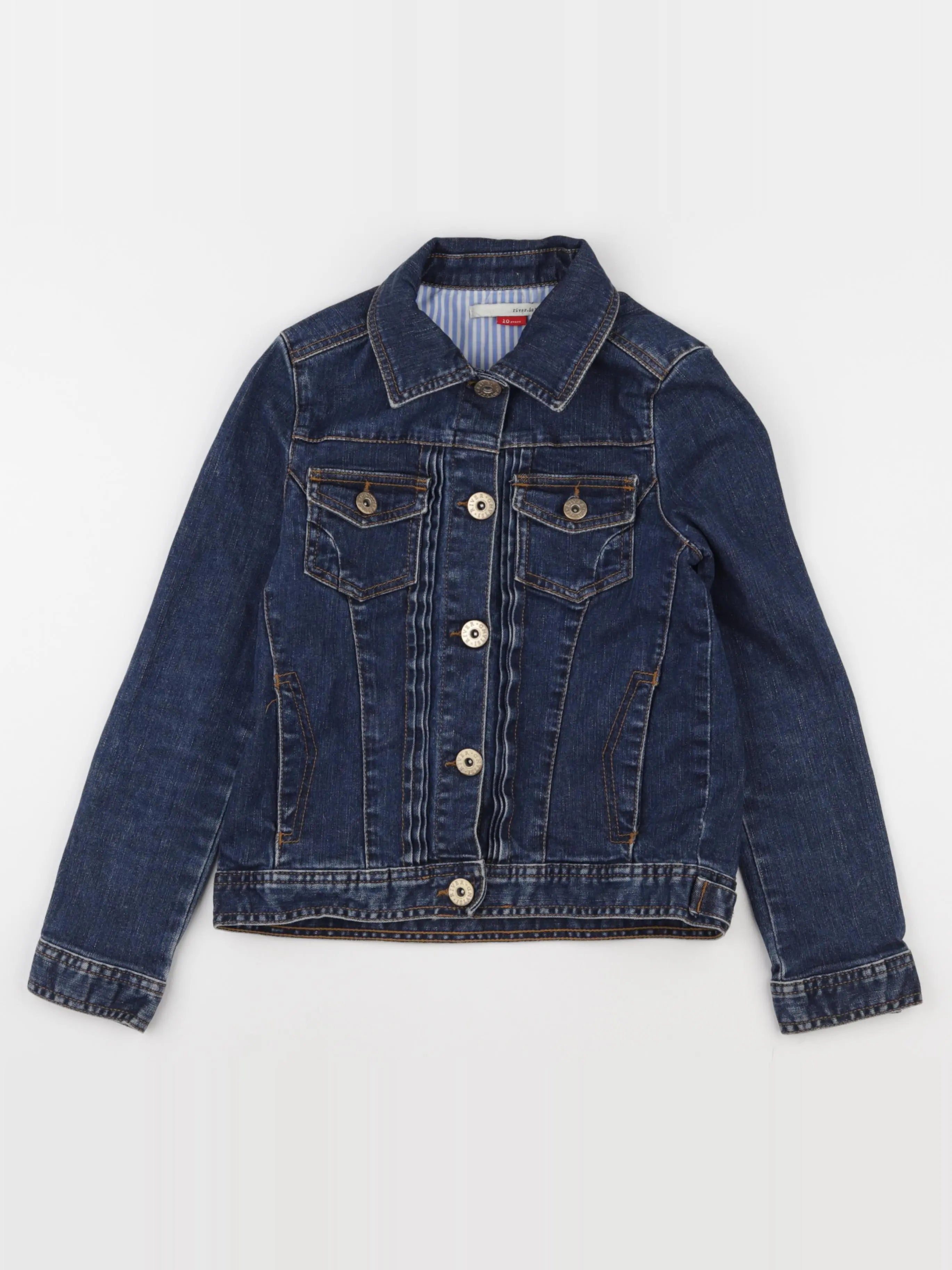 River Island - veste bleu - 10 ans