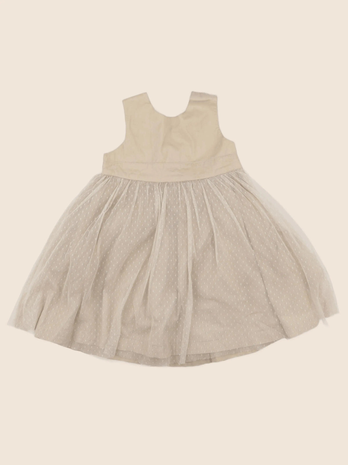 Vertbaudet - robe marron - 24 mois