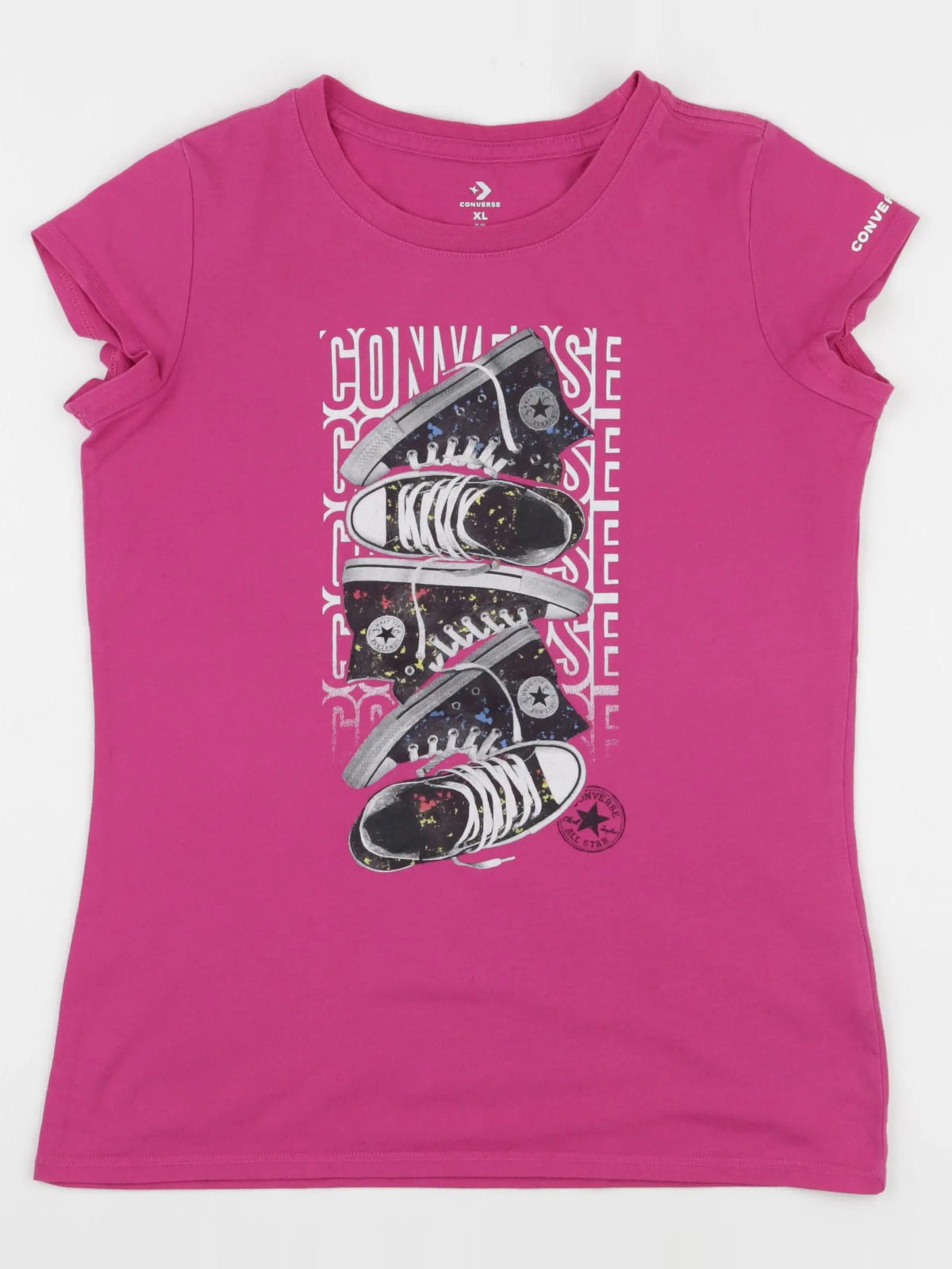 Converse - tee-shirt rose - 13/14 ans