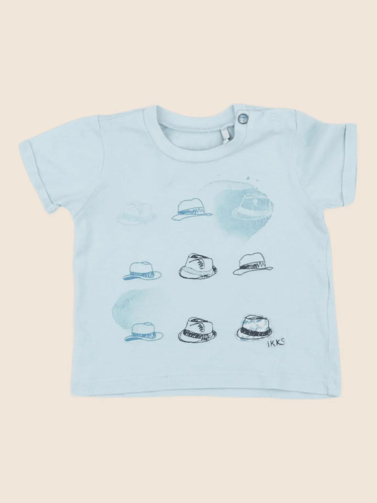 IKKS - tee-shirt bleu - 3 mois