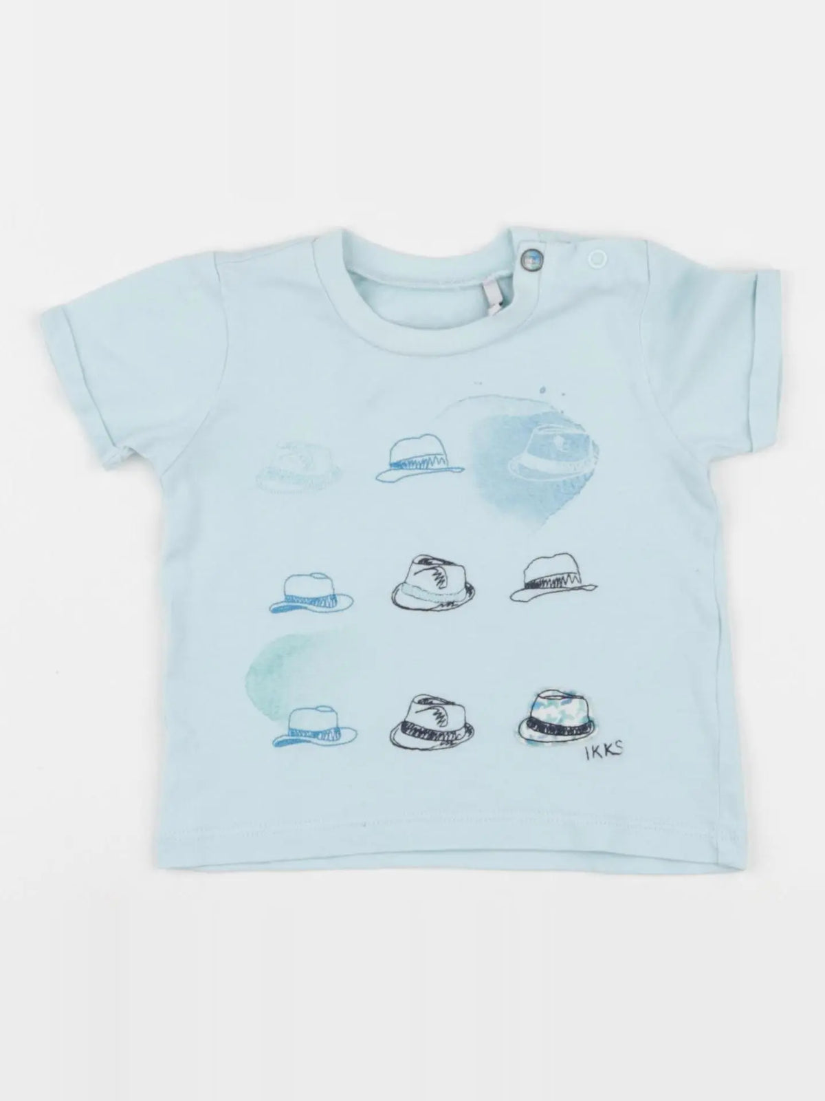 IKKS - tee-shirt bleu - 3 mois