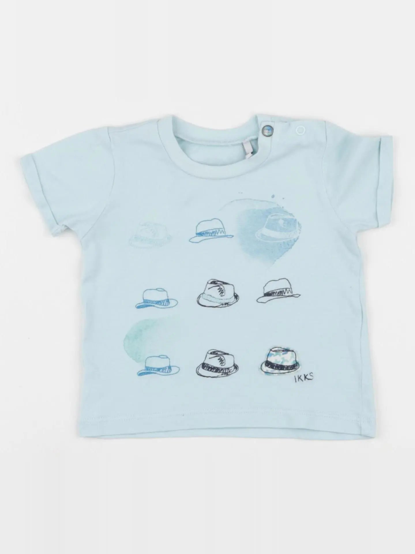 IKKS - tee-shirt bleu - 3 mois