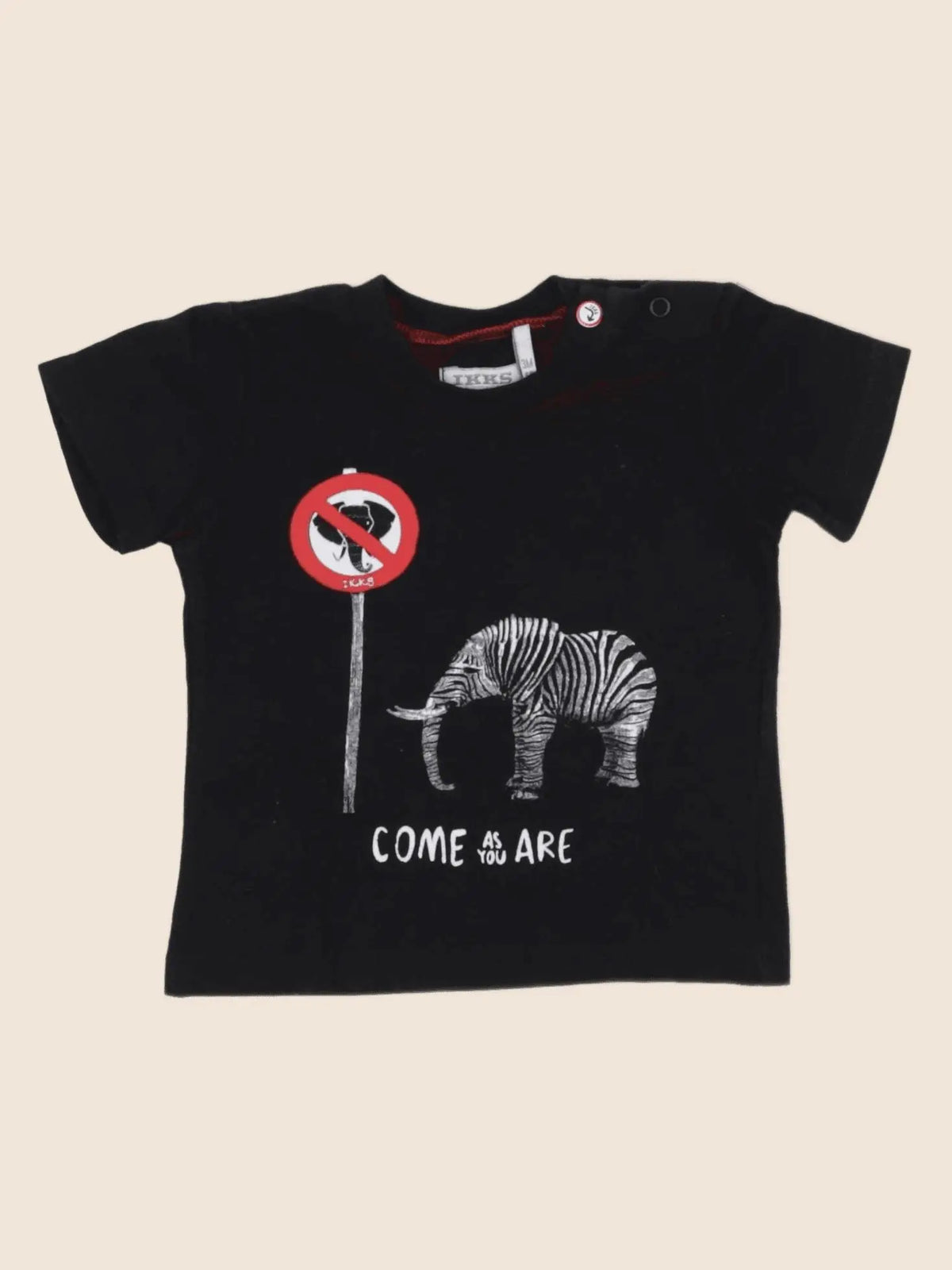 IKKS - tee-shirt noir - 3 mois