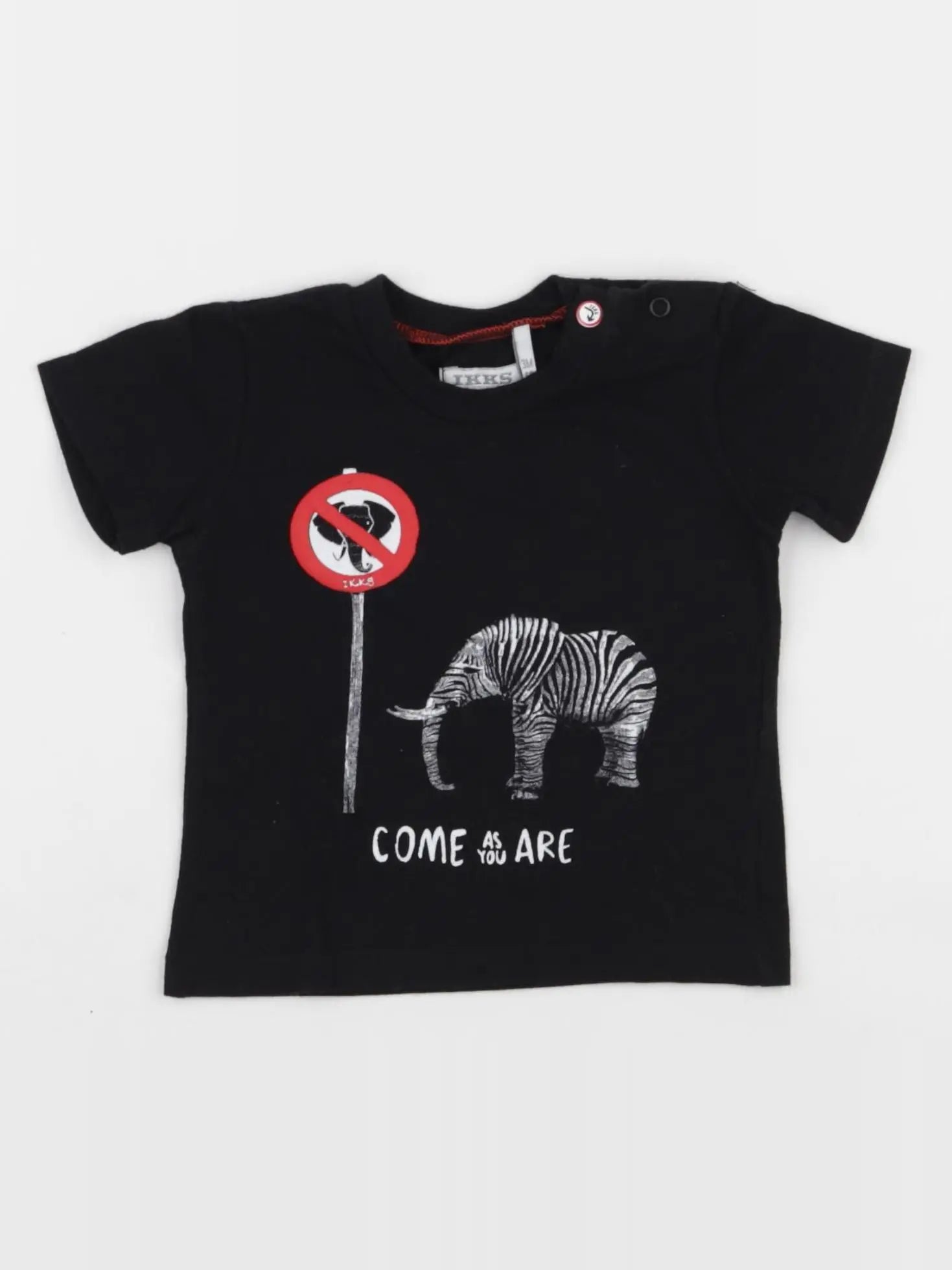 IKKS - tee-shirt noir - 3 mois