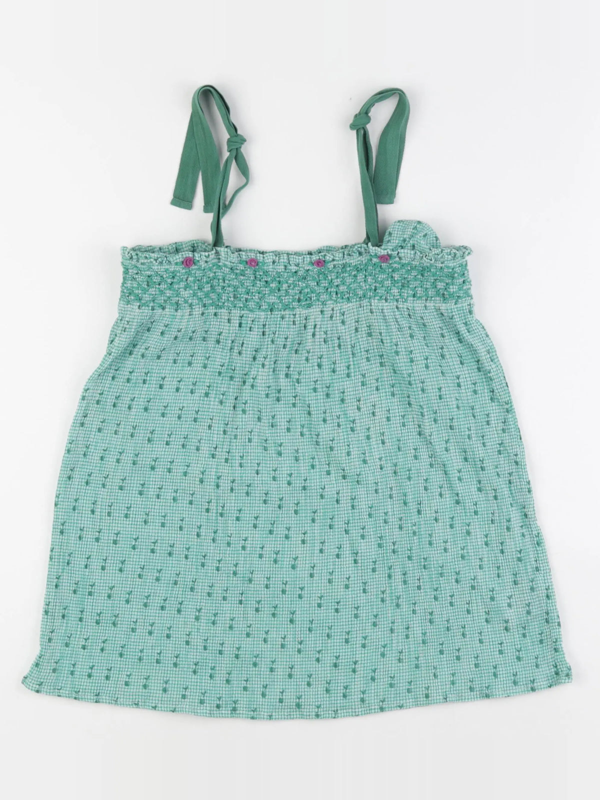 Emile et Ida - blouse vert - 12 ans