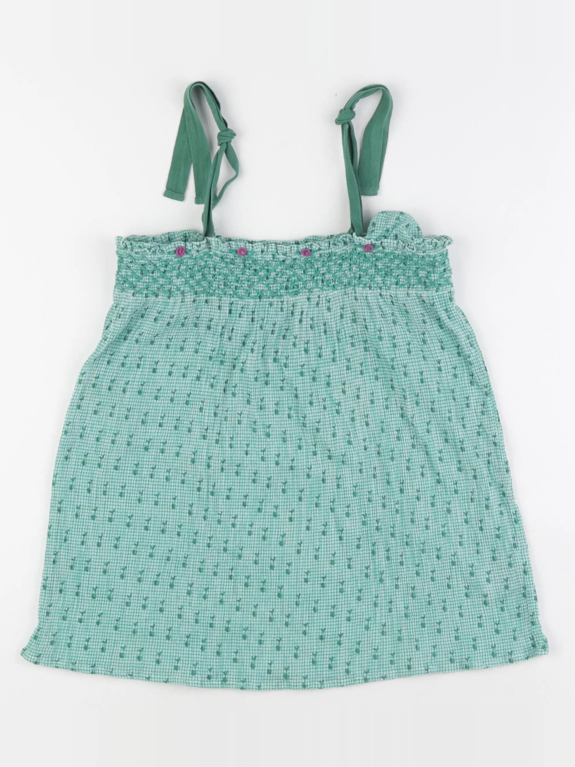 Emile et Ida - blouse vert - 12 ans