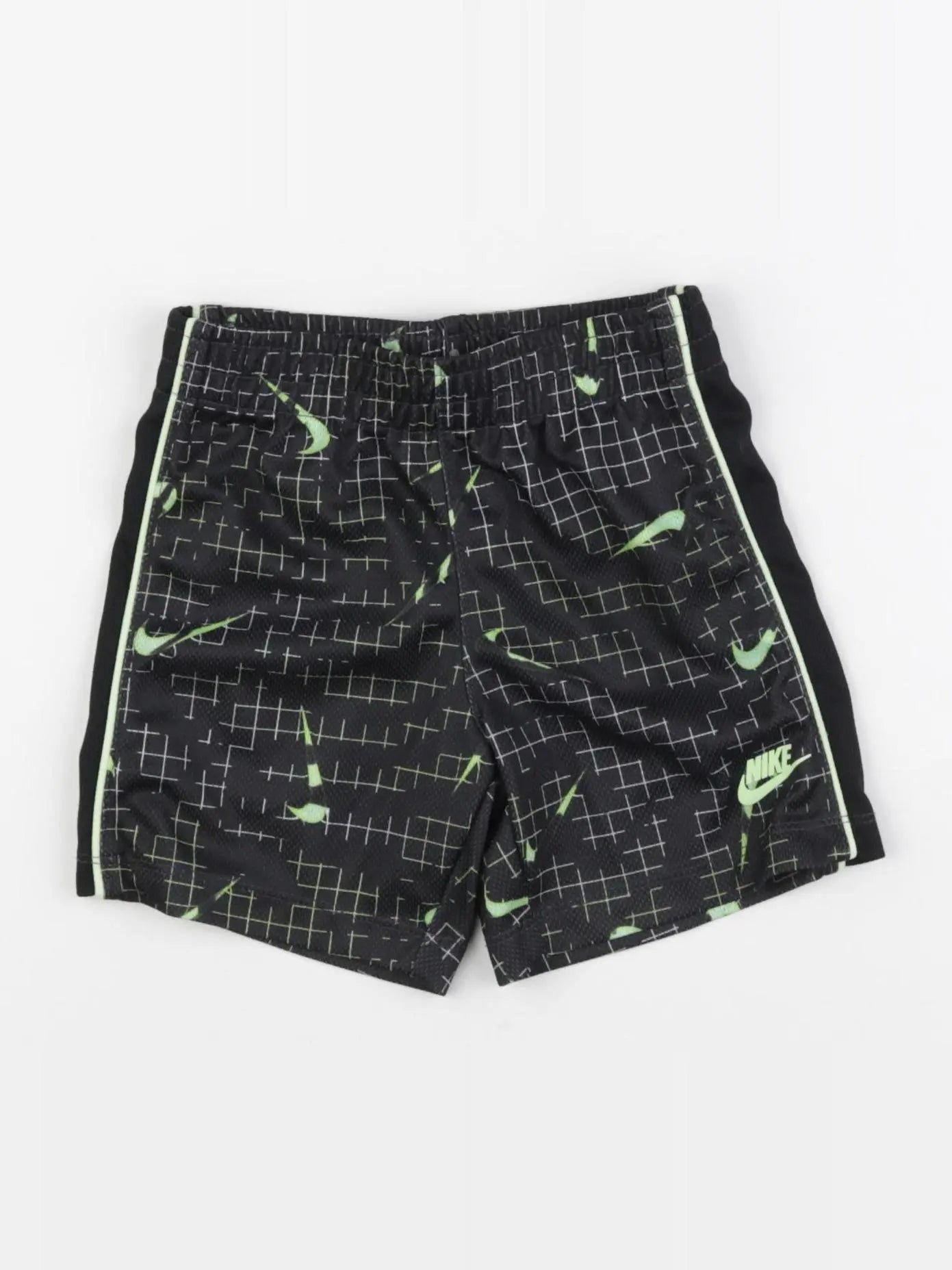 Nike - short noir, vert - 2 ans