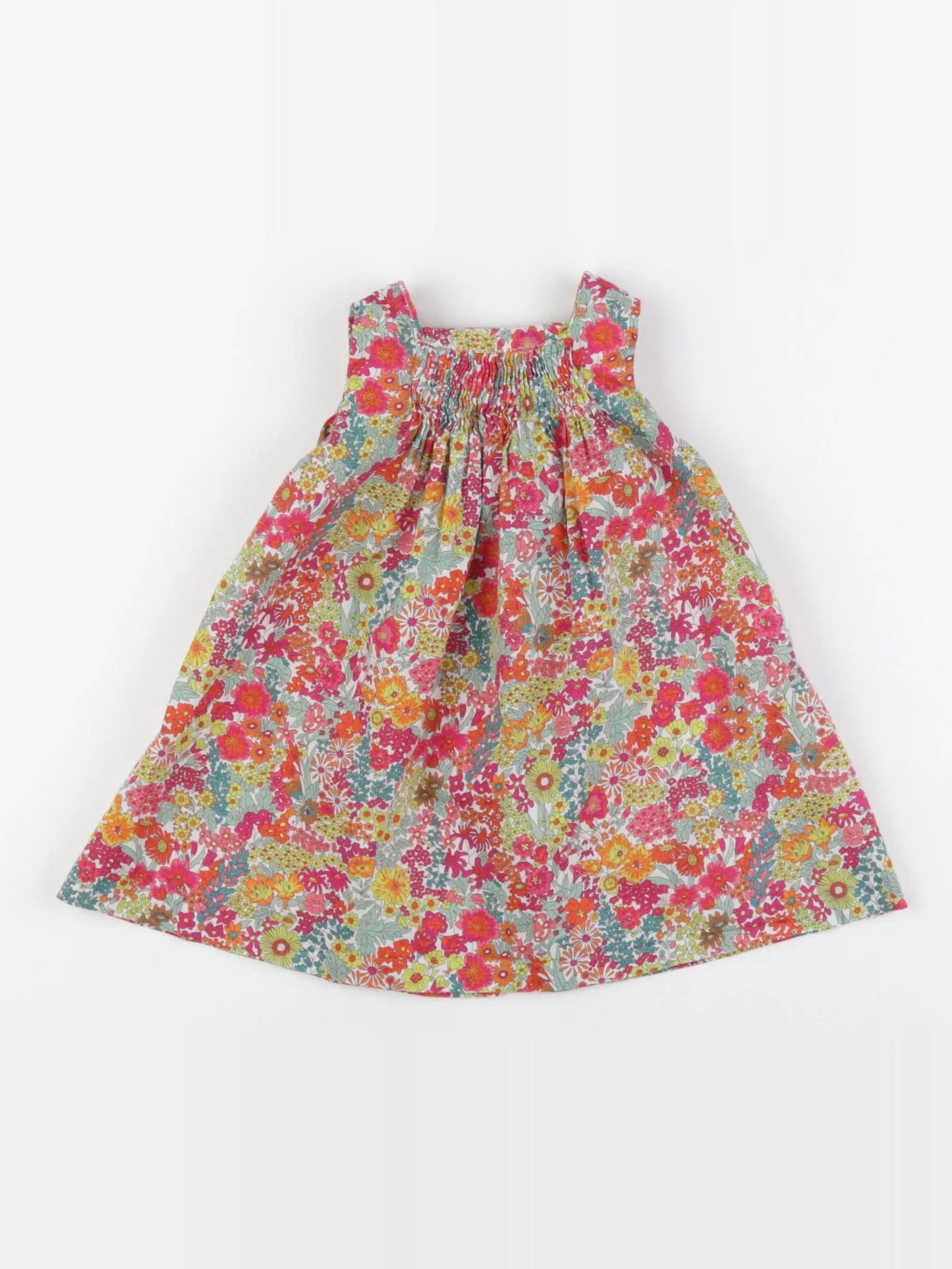 Jacadi - robe liberty multicolore - 6 mois