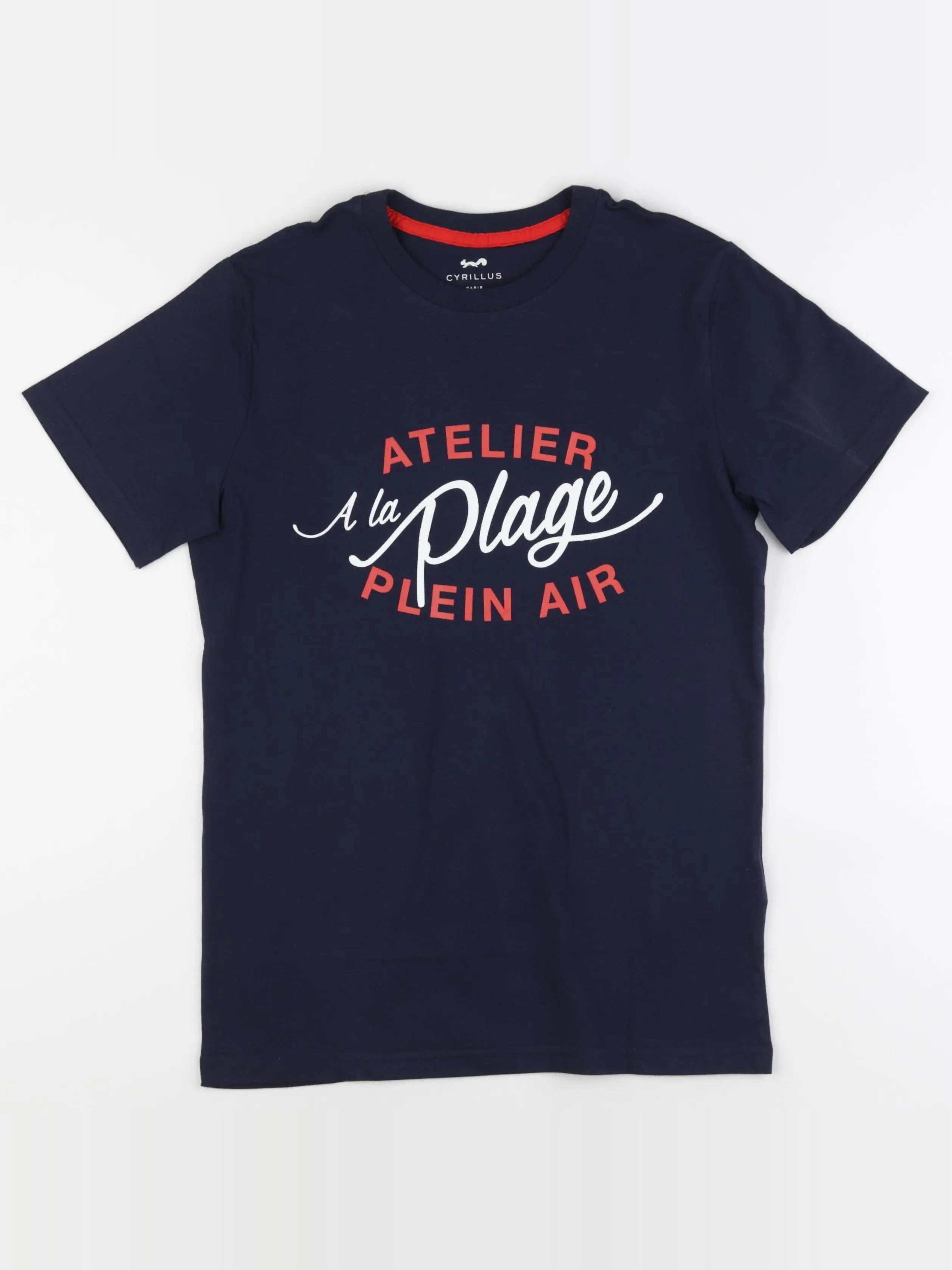 Cyrillus - tee-shirt bleu - 14 ans