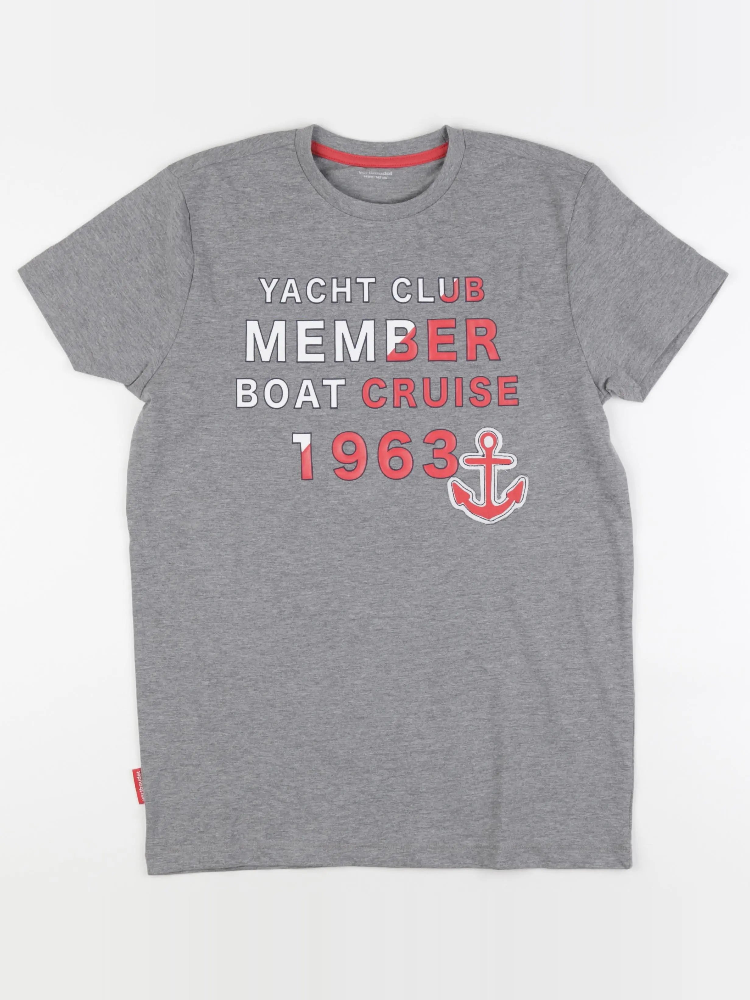 Vertbaudet - tee-shirt gris - 14 ans