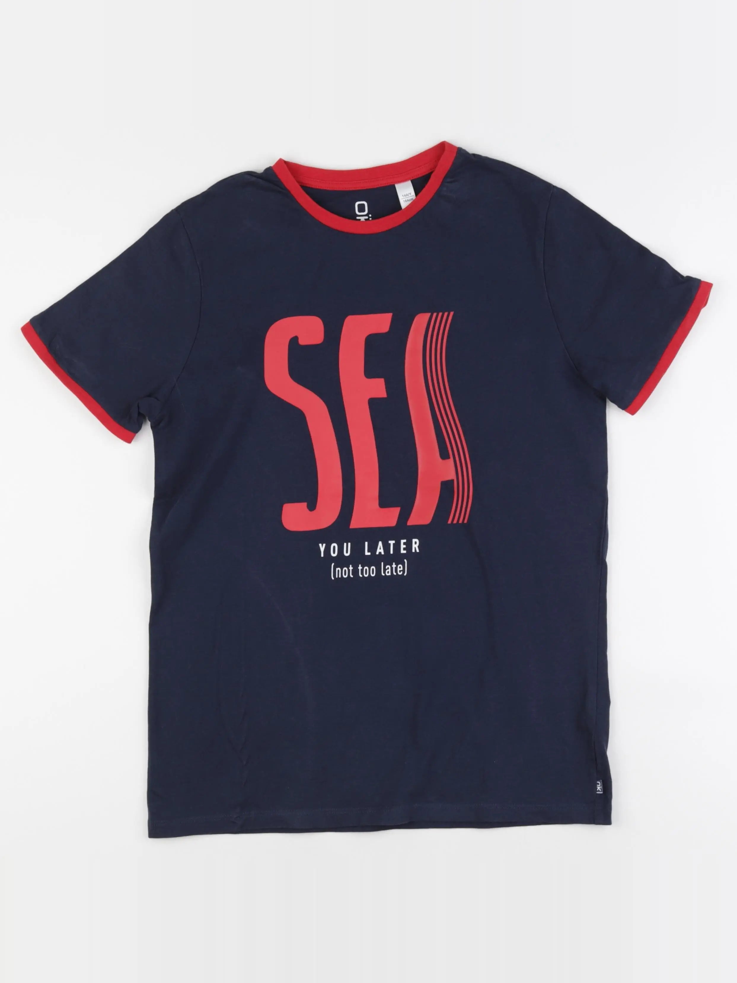 Okaidi - tee-shirt bleu - 14 ans