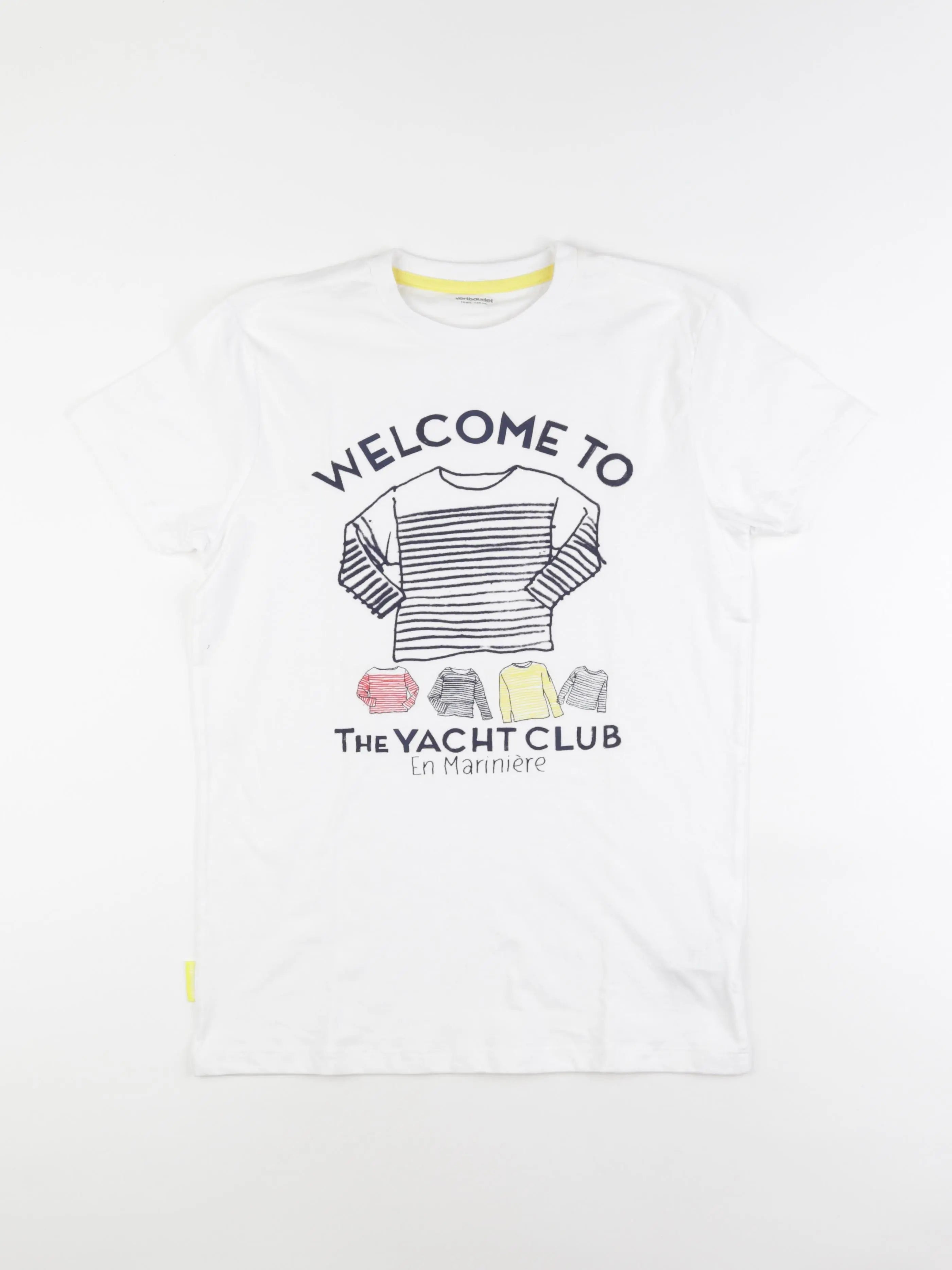 Vertbaudet - tee-shirt blanc - 14 ans