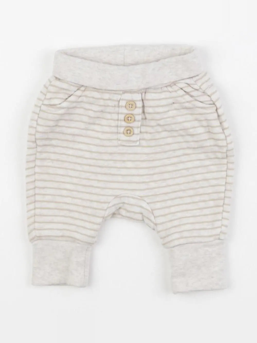 Tape à l'oeil - sarouel beige, blanc - 0 mois