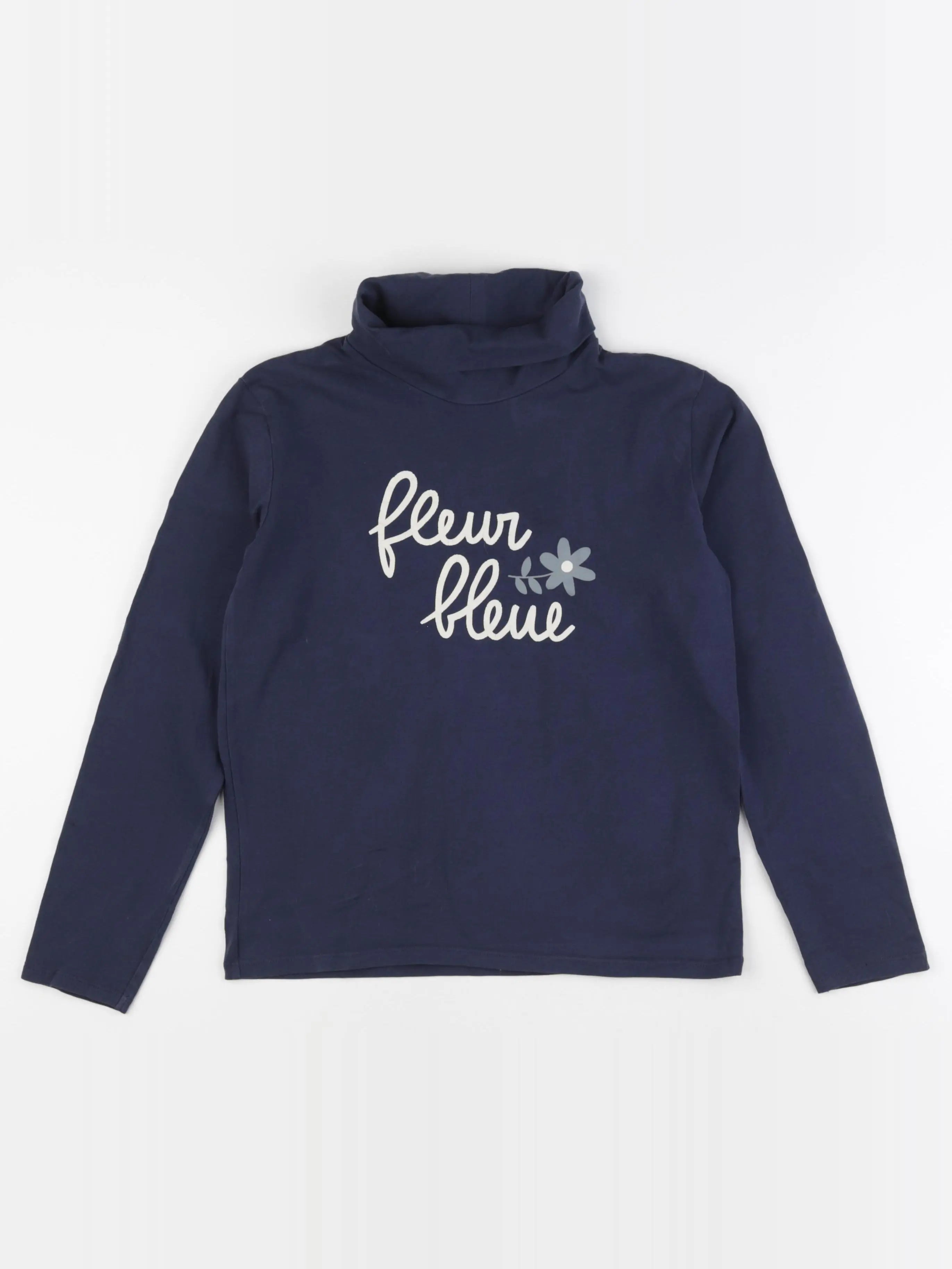 Vertbaudet - sous-pull bleu - 12 ans