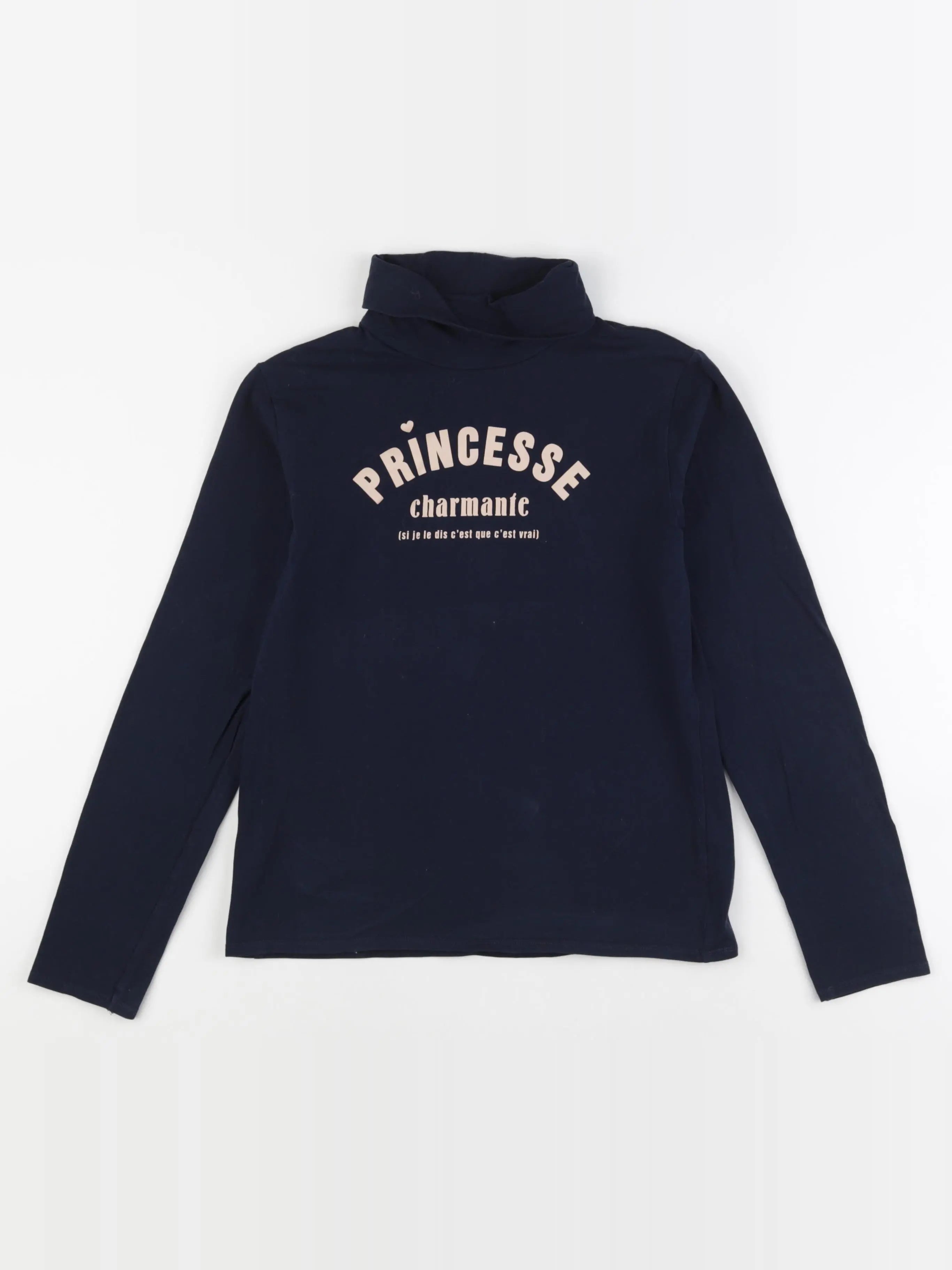 Vertbaudet - sous-pull bleu - 12 ans