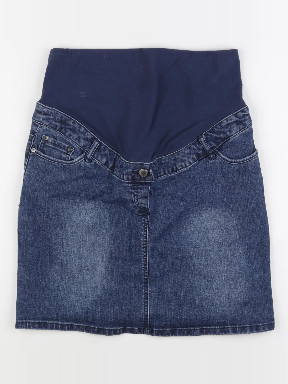 Vertbaudet - jupe grossesse bleu - 40