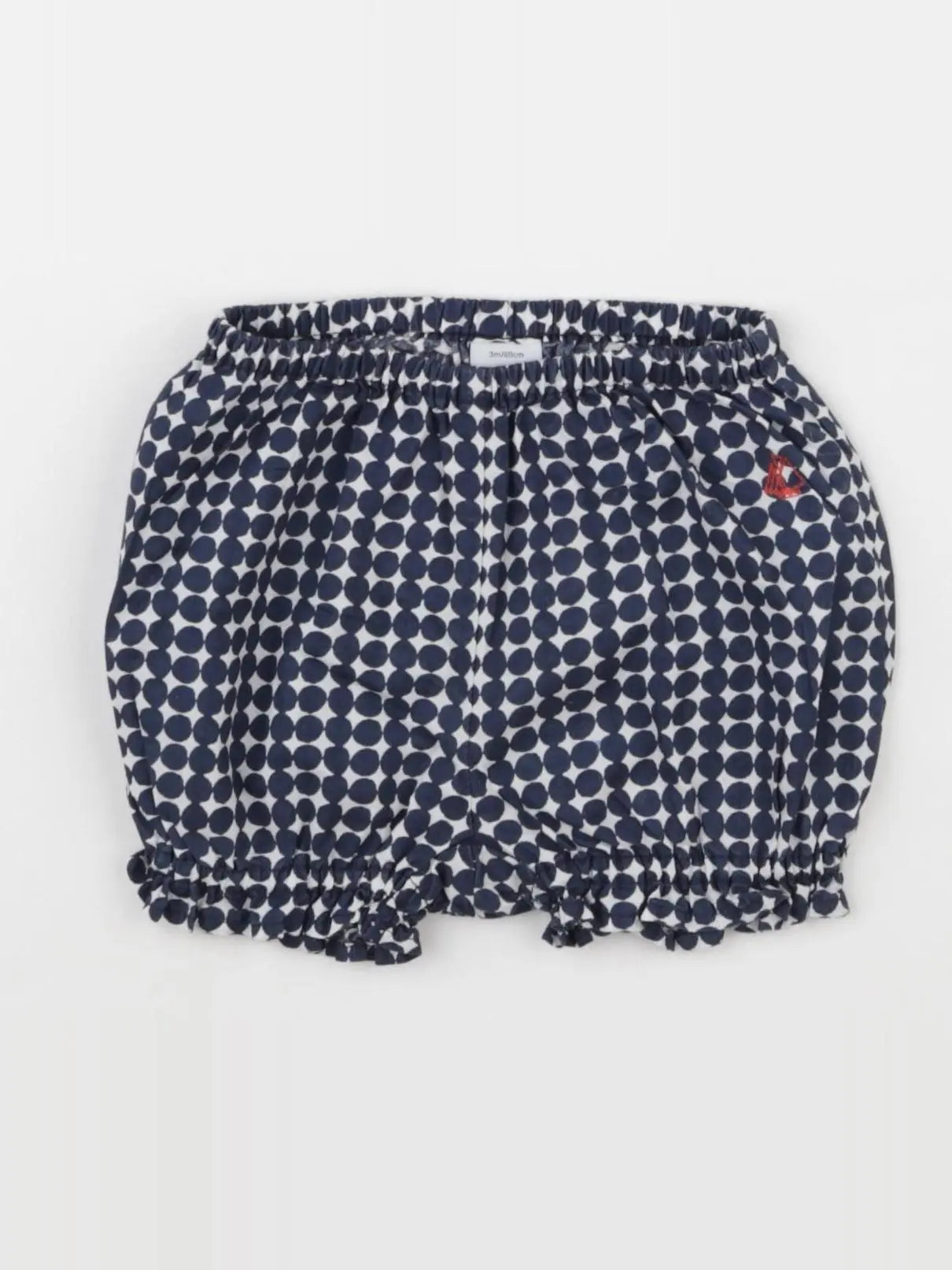 Petit Bateau - bloomer bleu - 3 mois
