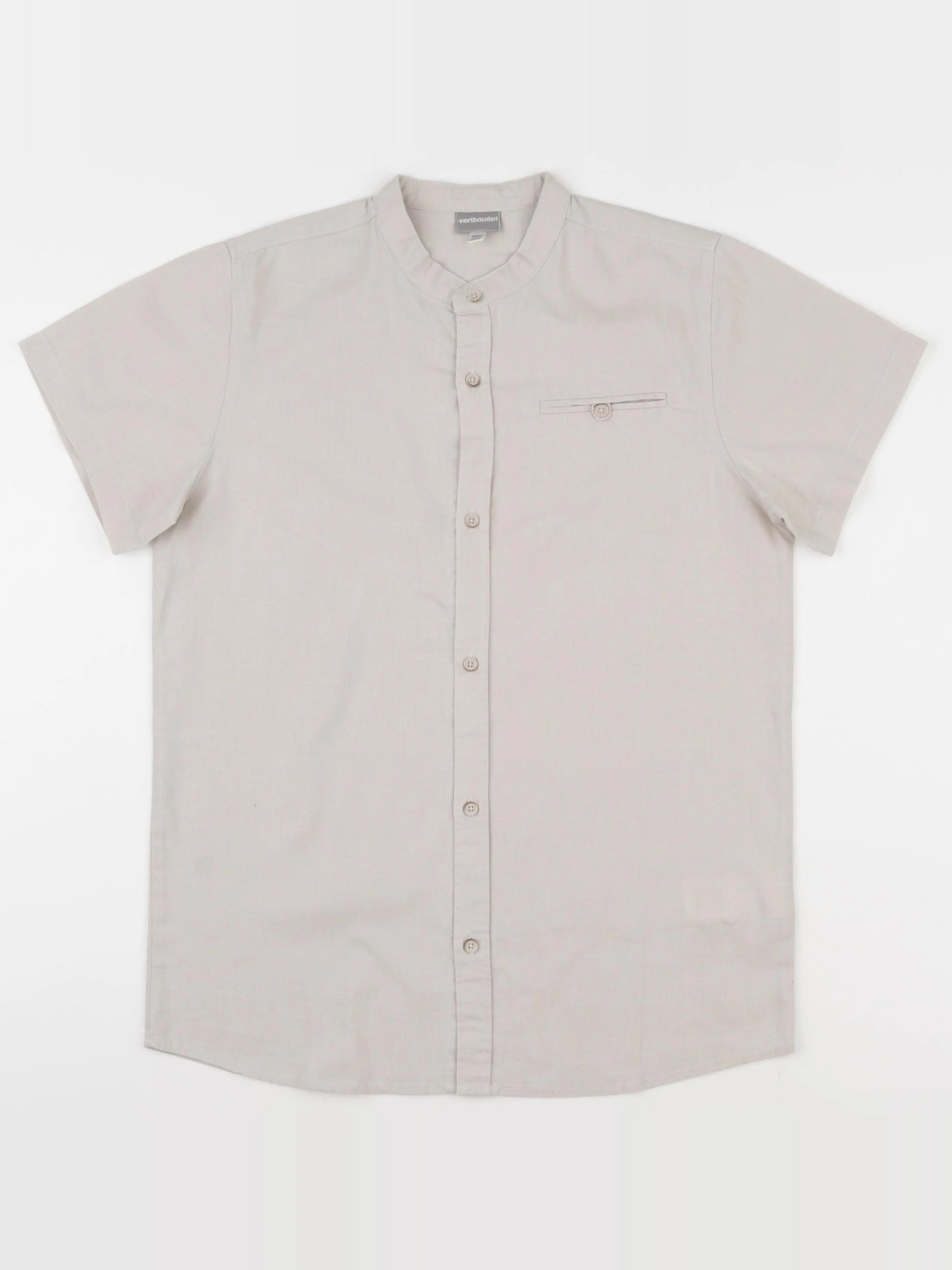 Vertbaudet - chemise beige - 14 ans