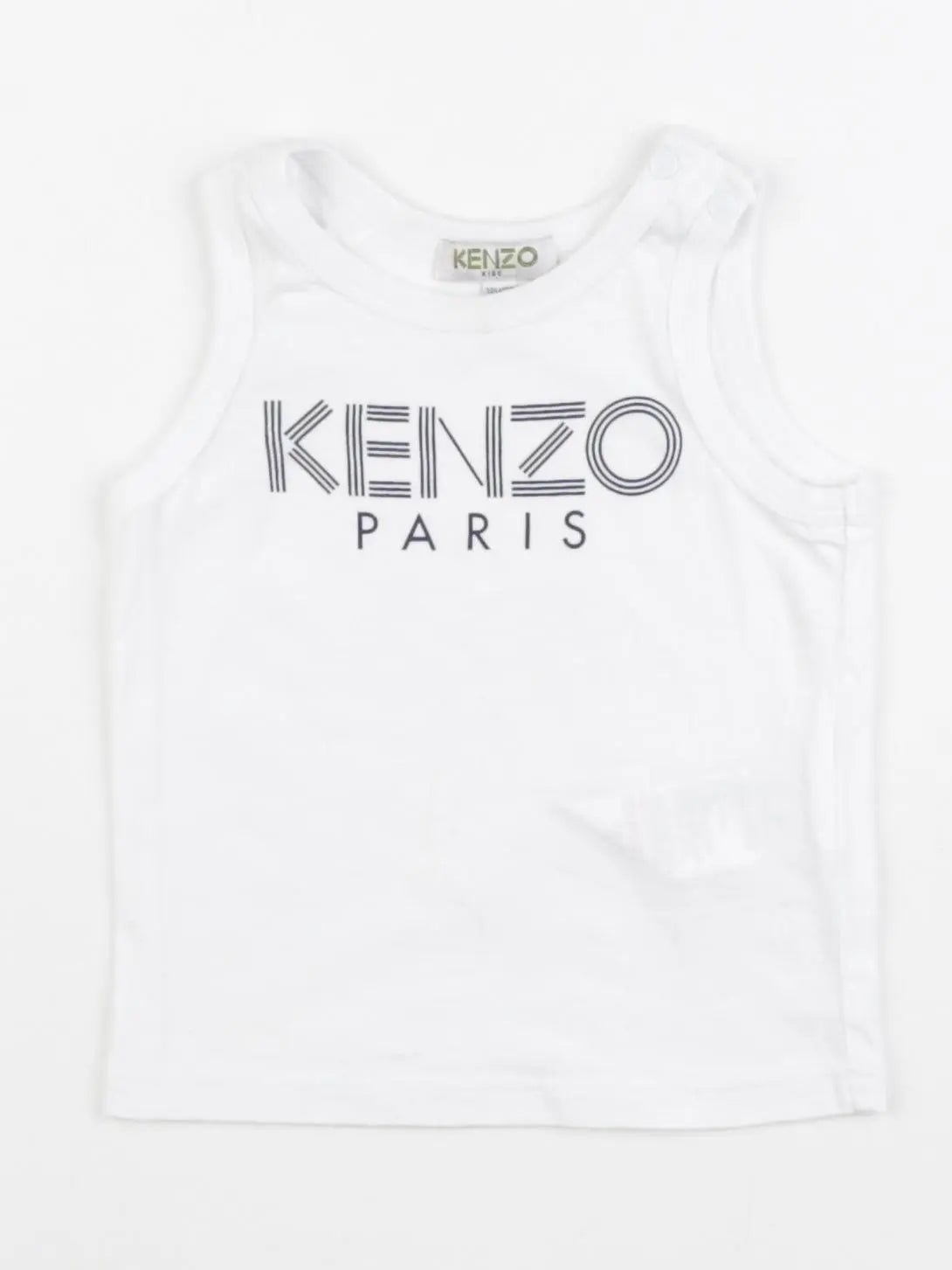 Kenzo - maillot de corps blanc - 18 mois