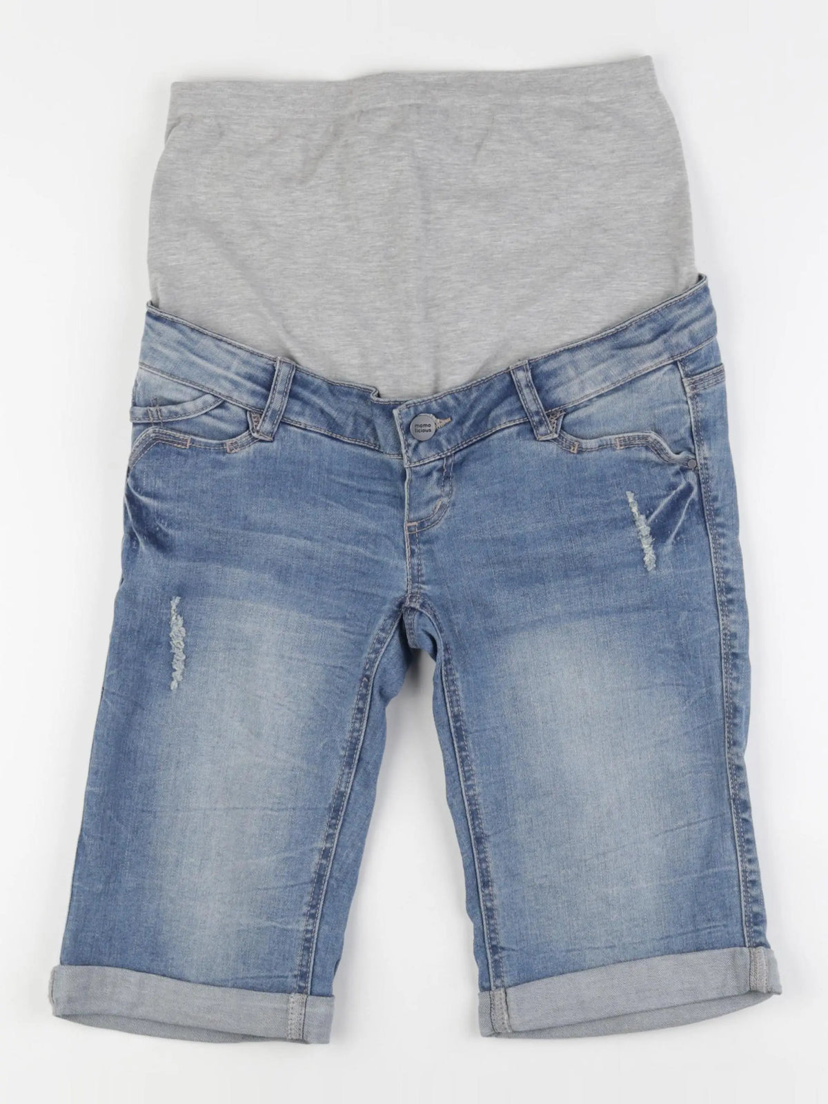 Mamalicious - short grossesse, grossesse bleu - 34 à 36