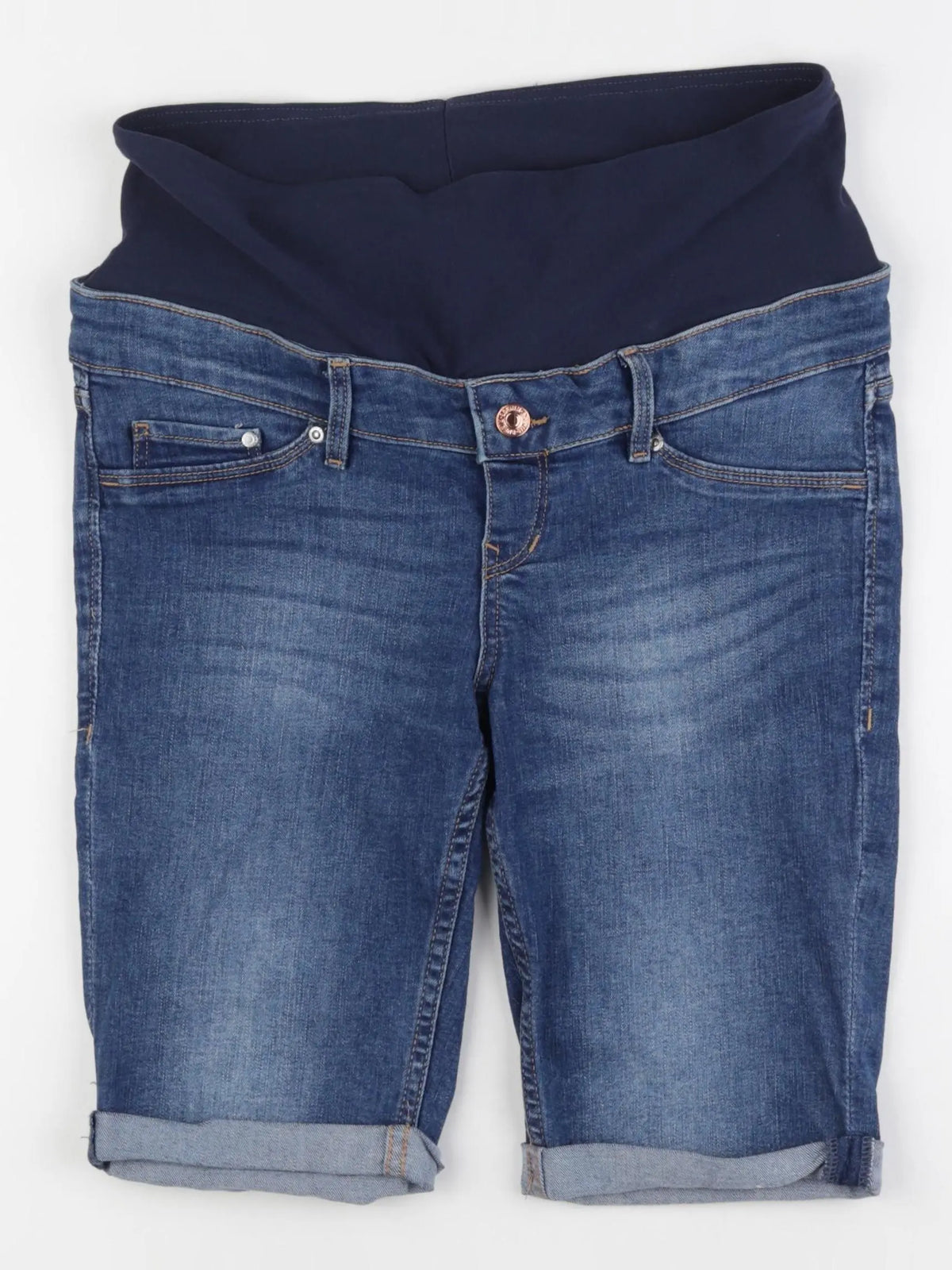 H&M - short grossesse bleu - S