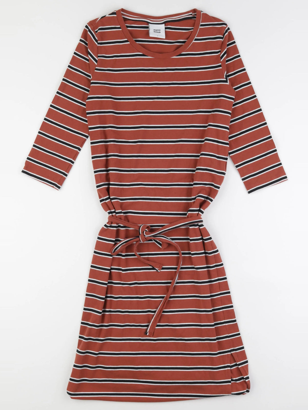 Mamalicious - robe grossesse marron - s