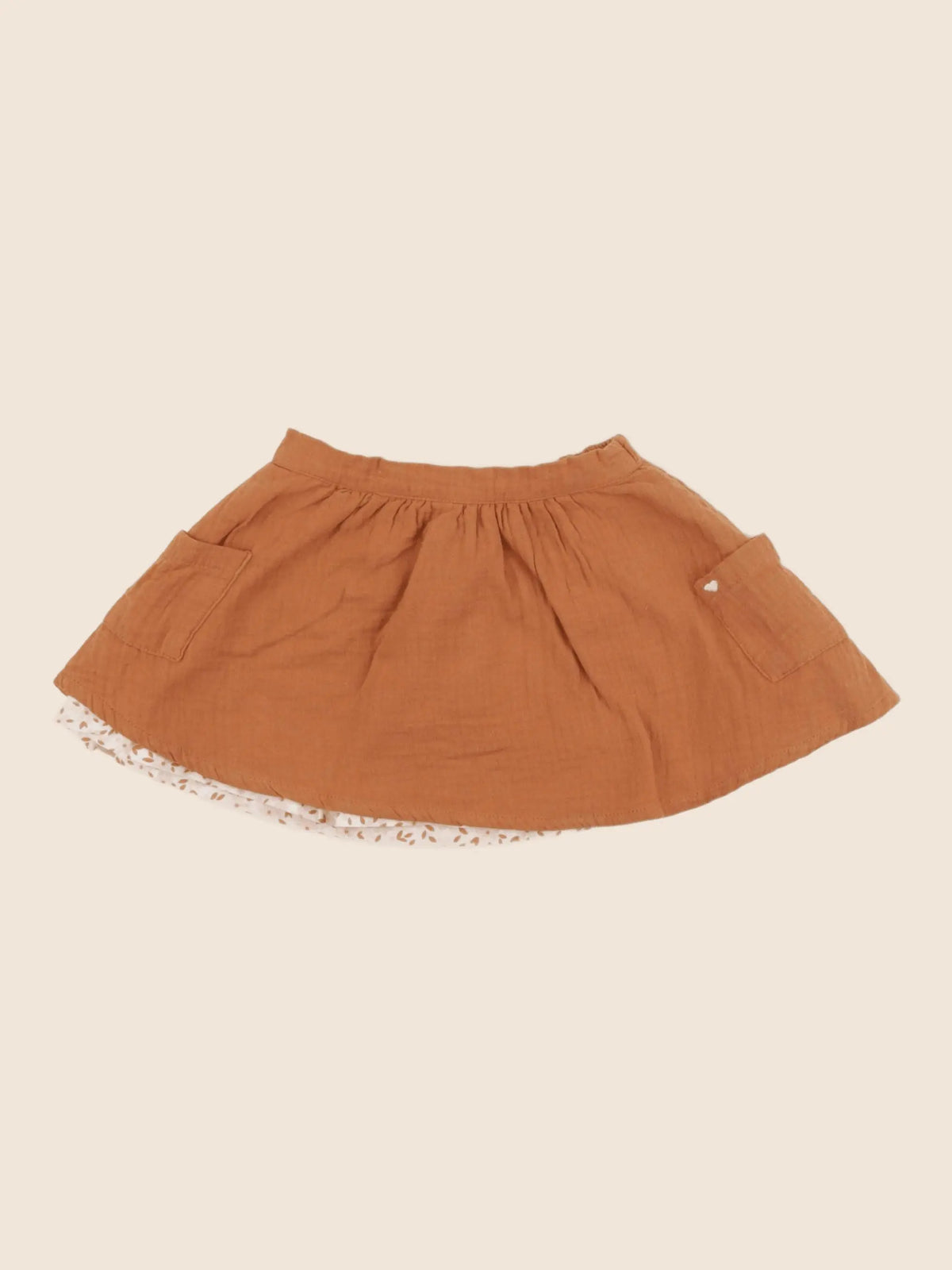 Vertbaudet - jupe marron - 2 ans