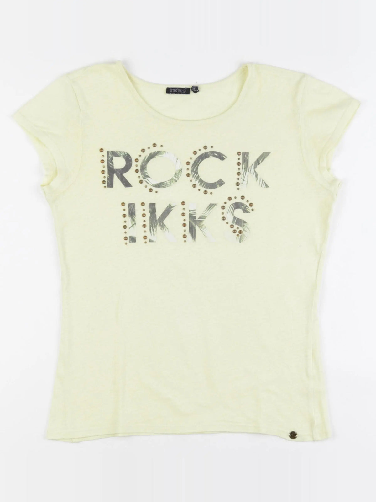 IKKS - tee-shirt jaune - 10 ans