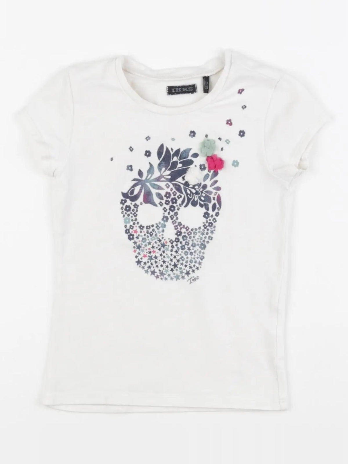 IKKS - tee-shirt blanc - 3 ans