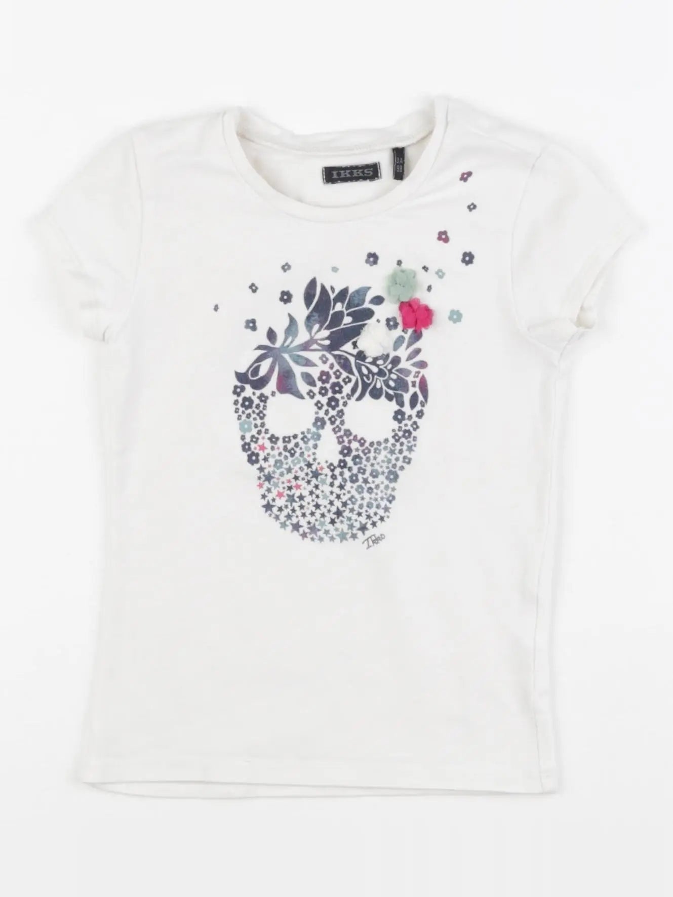 IKKS - tee-shirt blanc - 3 ans