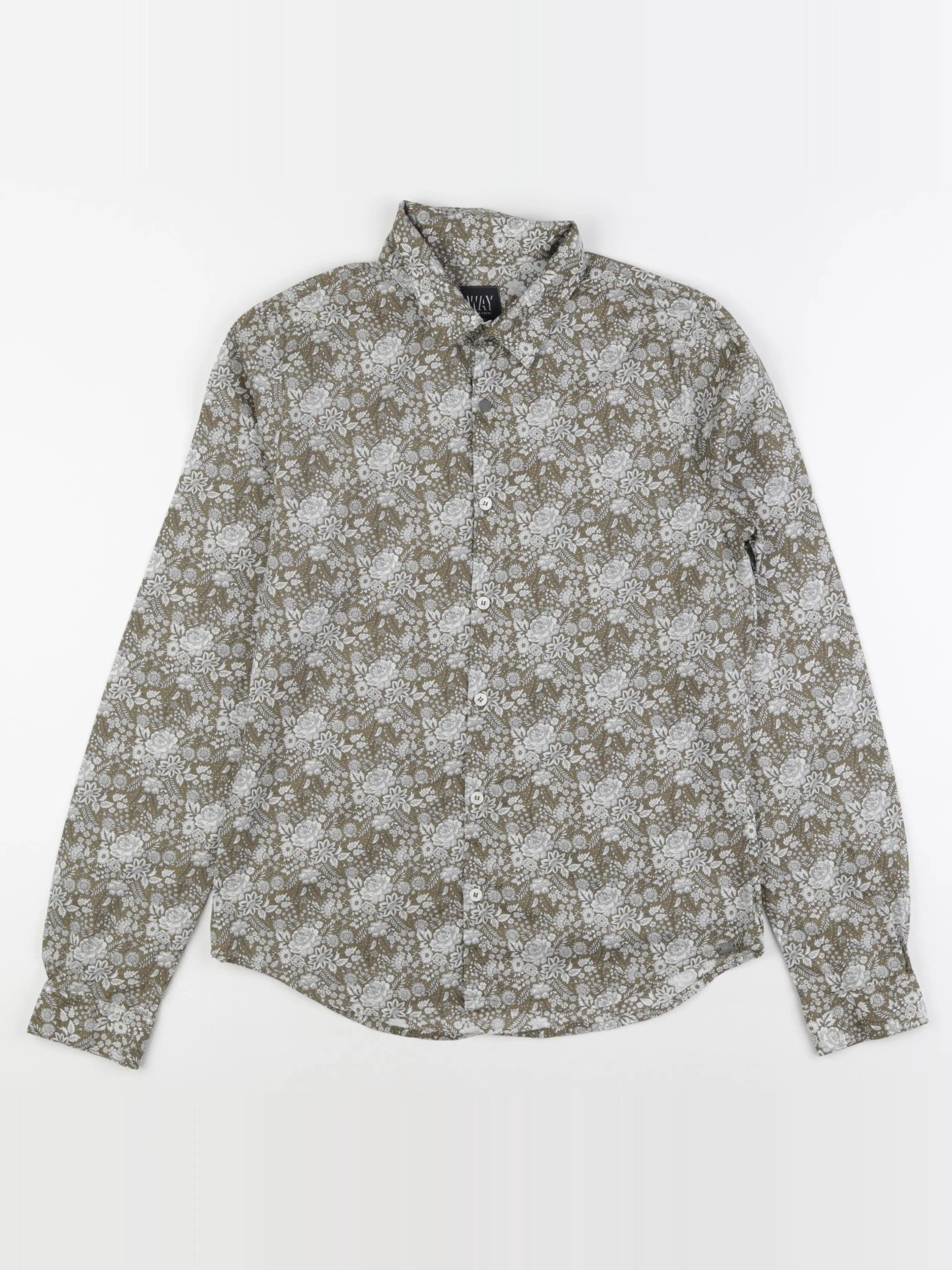 IKKS - chemise blanc, vert - 14 ans