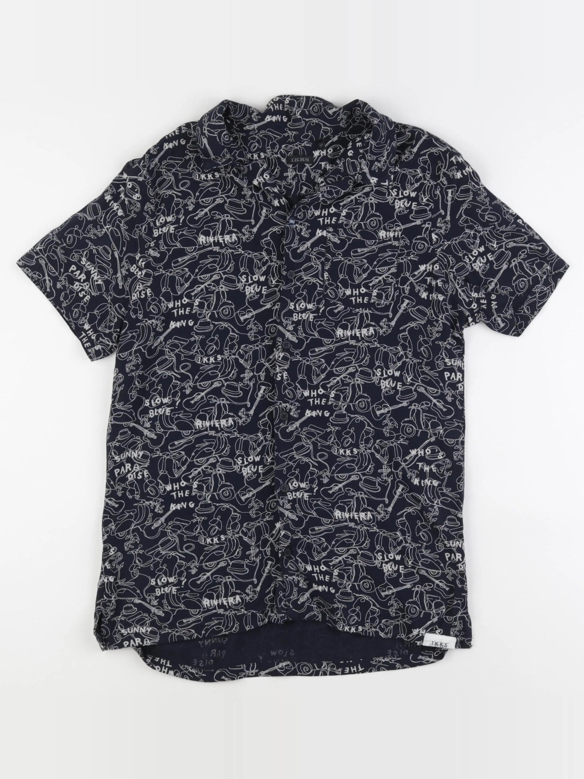 IKKS - tee-shirt bleu - 14 ans