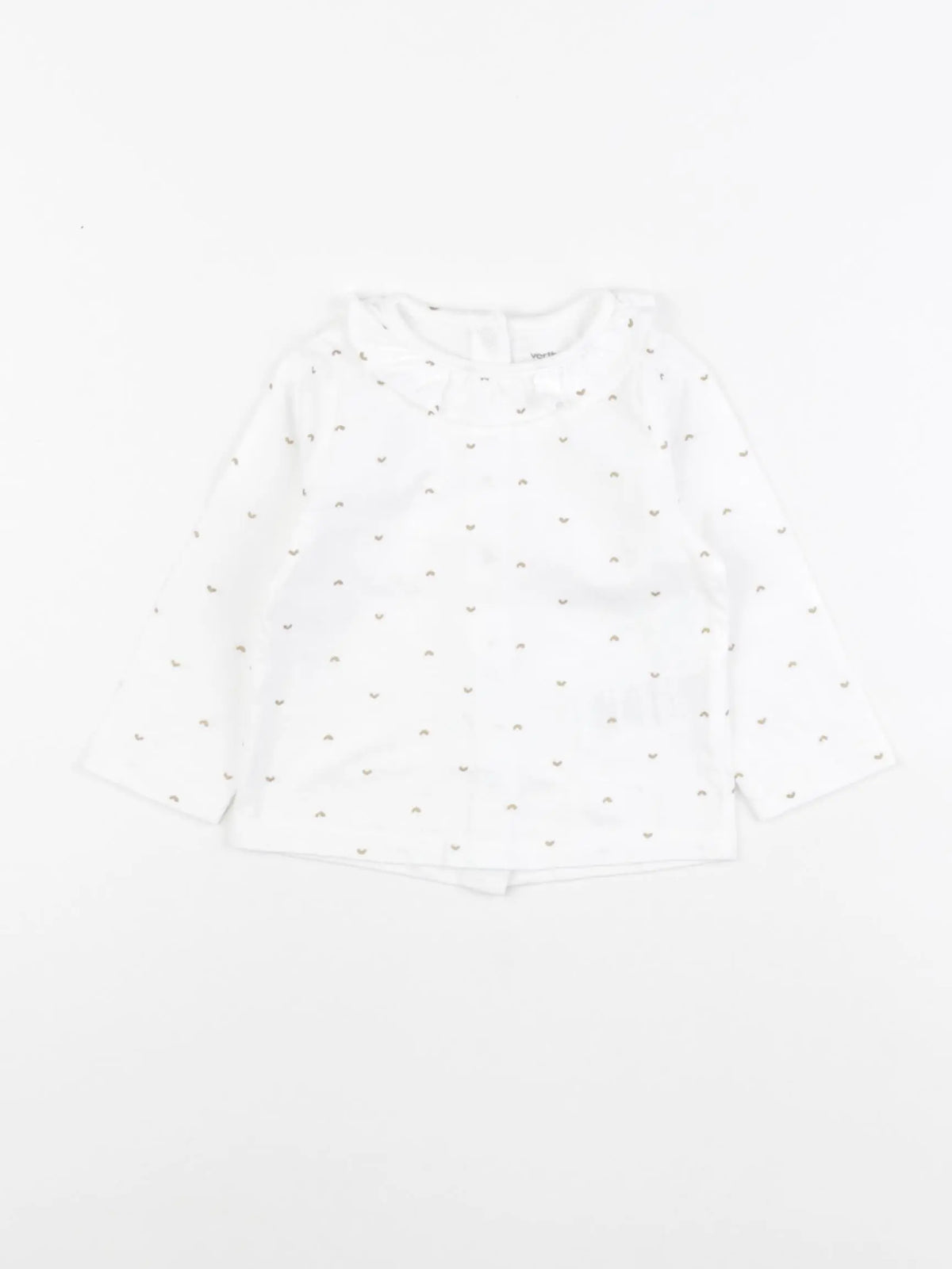 Vertbaudet - tee-shirt blanc - 6 mois