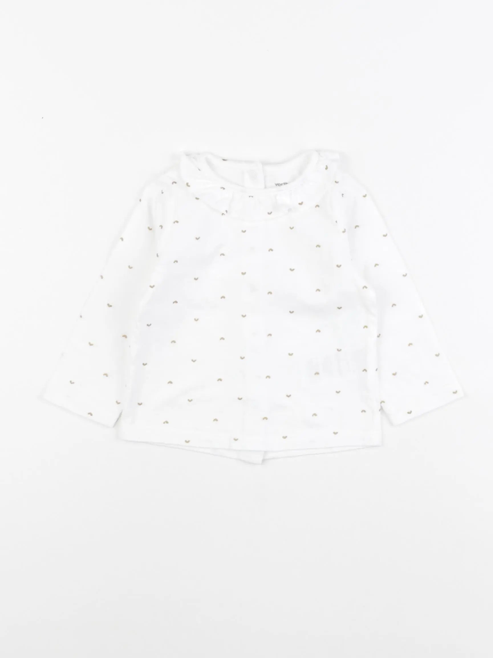Vertbaudet - tee-shirt blanc - 6 mois