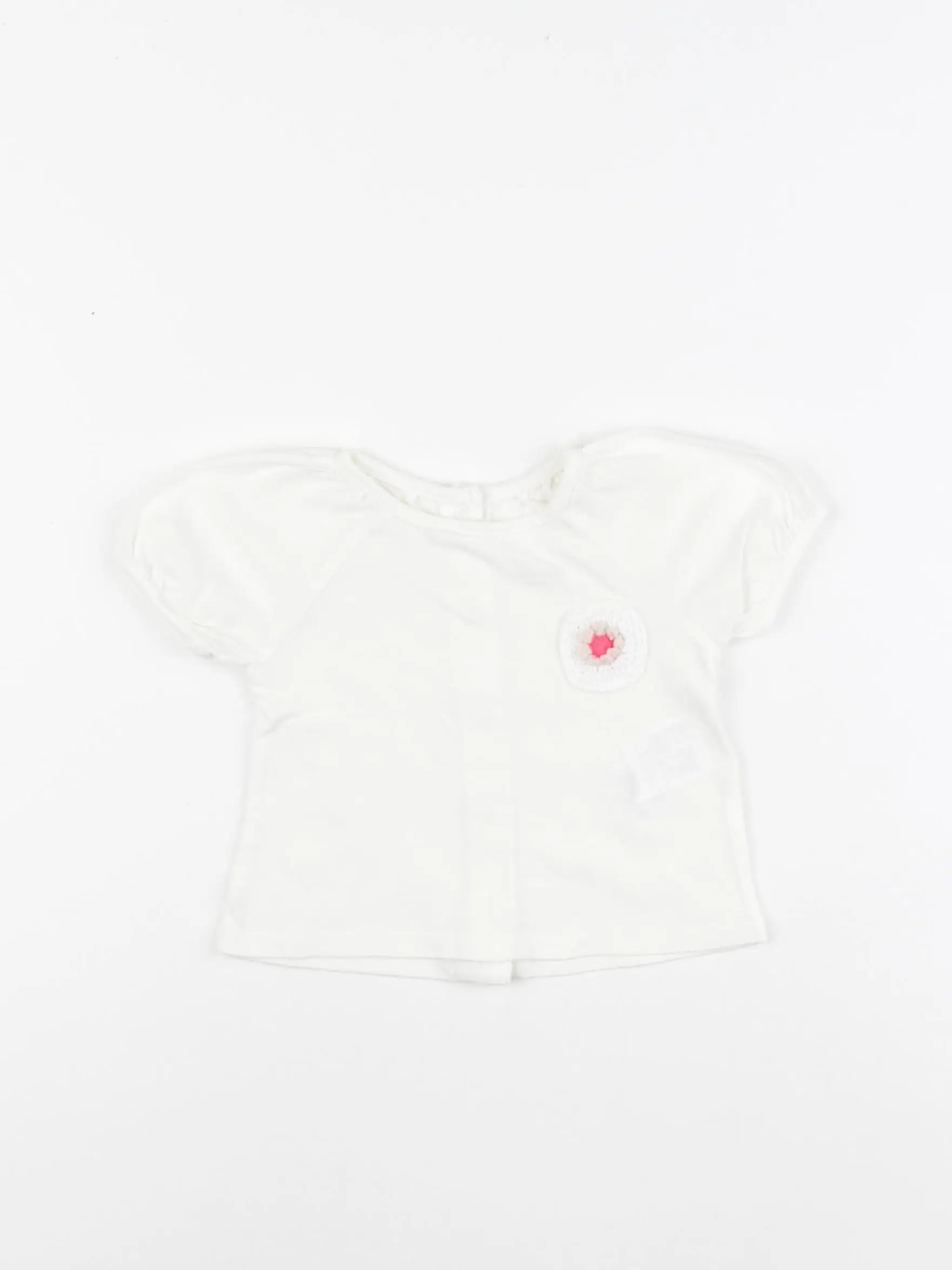 Vertbaudet - tee-shirt blanc - 3 mois